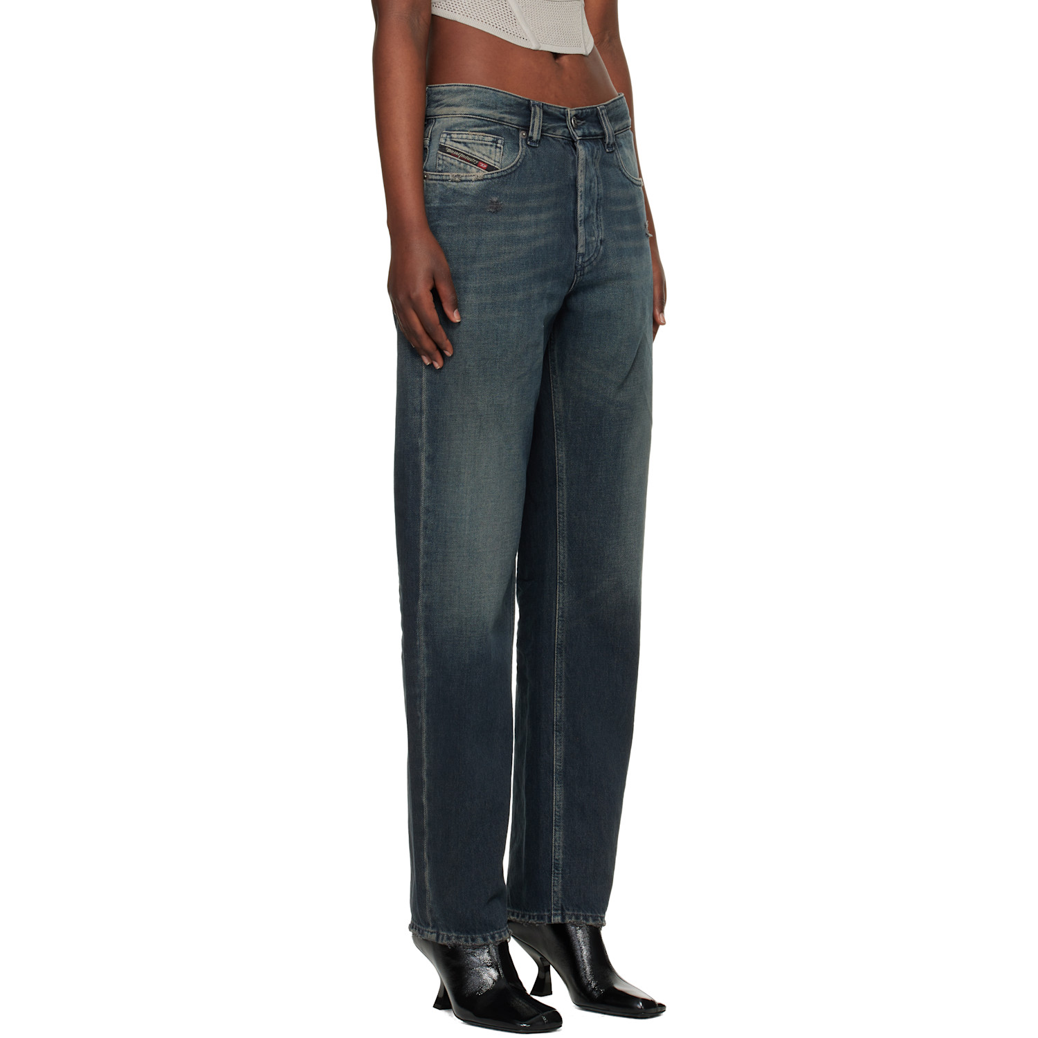  Diesel Navy 1988 D-ark Regular Jeans 