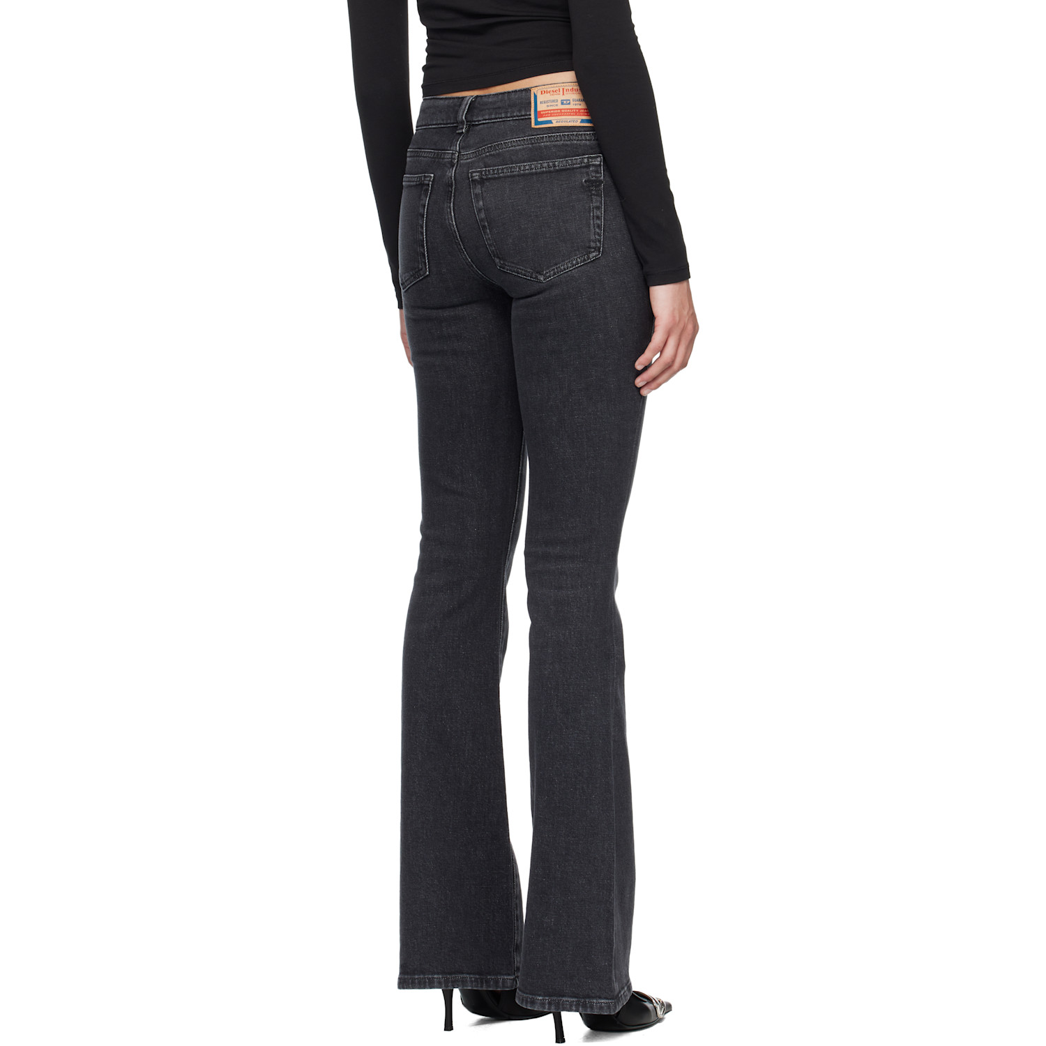  Diesel Black Bootcut 1969 D-ebbey Jeans 