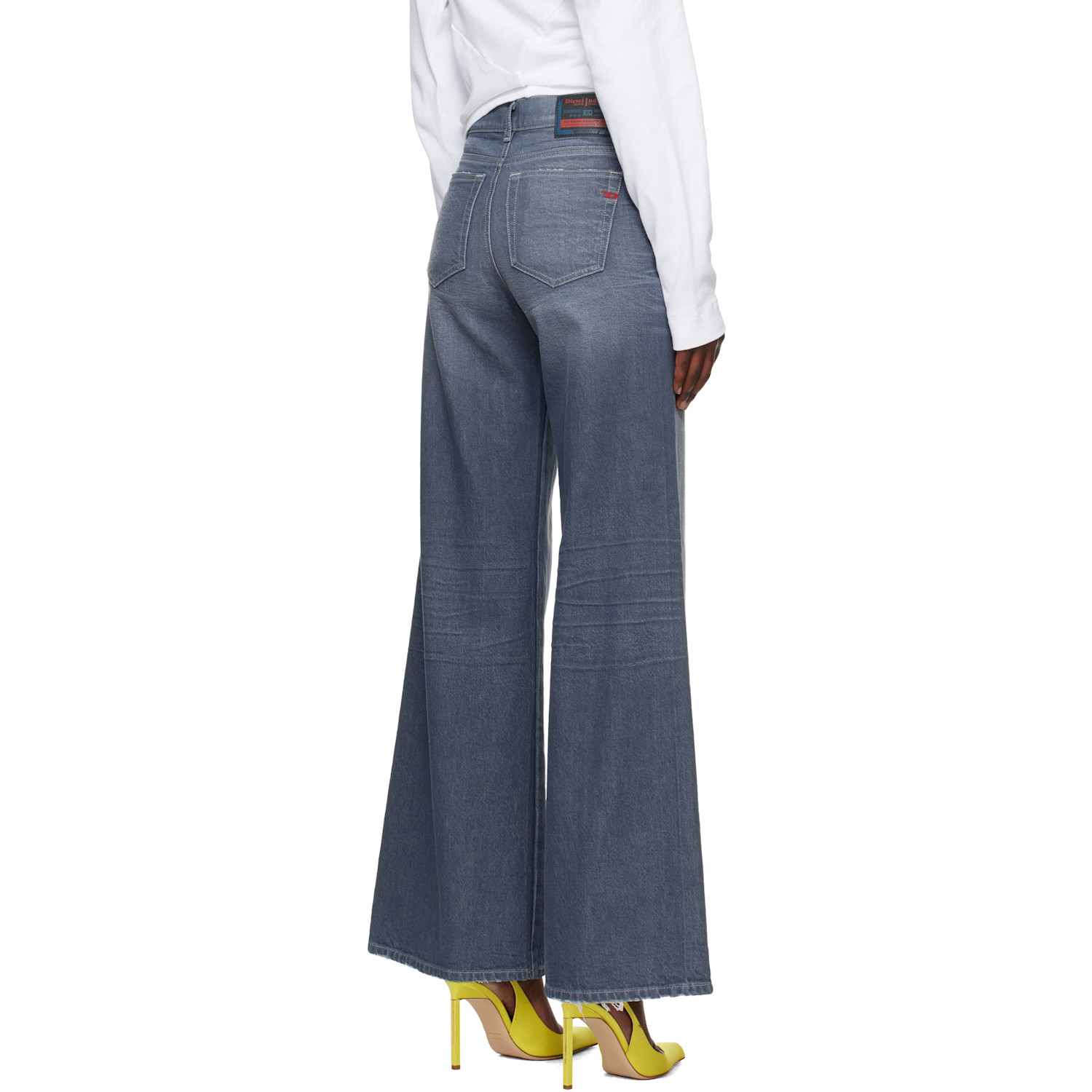  Diesel Gray 1978 D-akemi Flare Jeans 