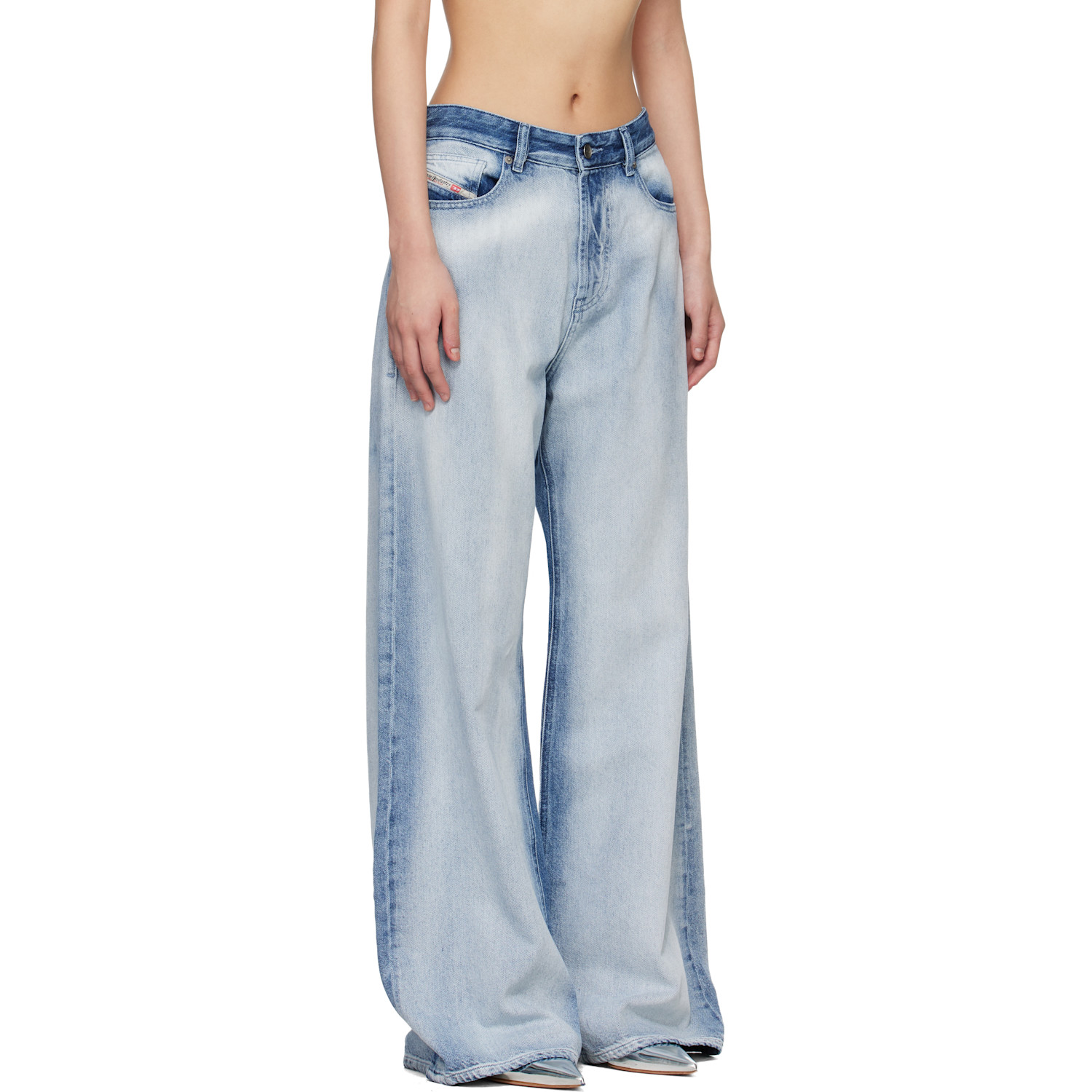  Diesel Blue Low Waist 1996 D-sire Relaxed Jeans 
