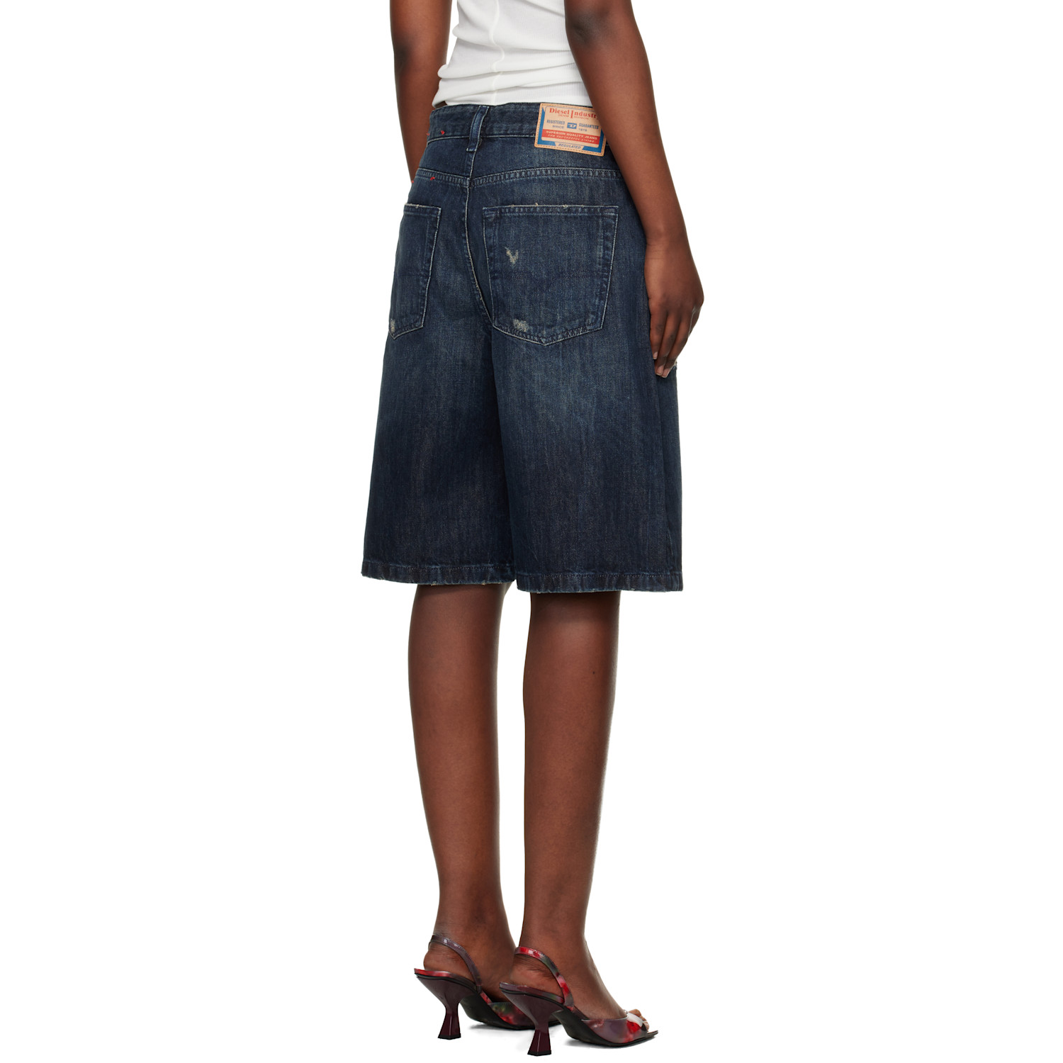  Diesel Navy De-sire-short Denim Shorts 