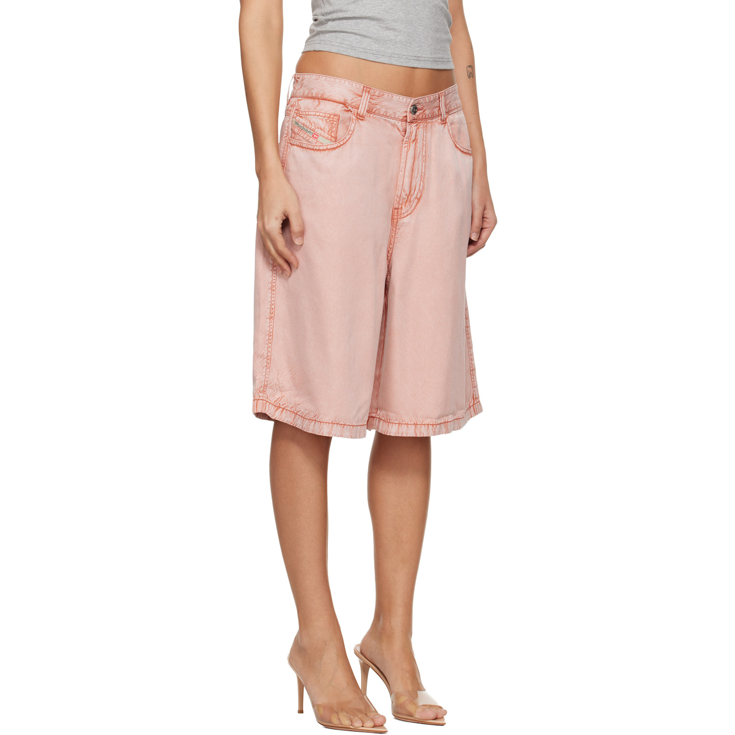  Diesel Pink P-desi Shorts 