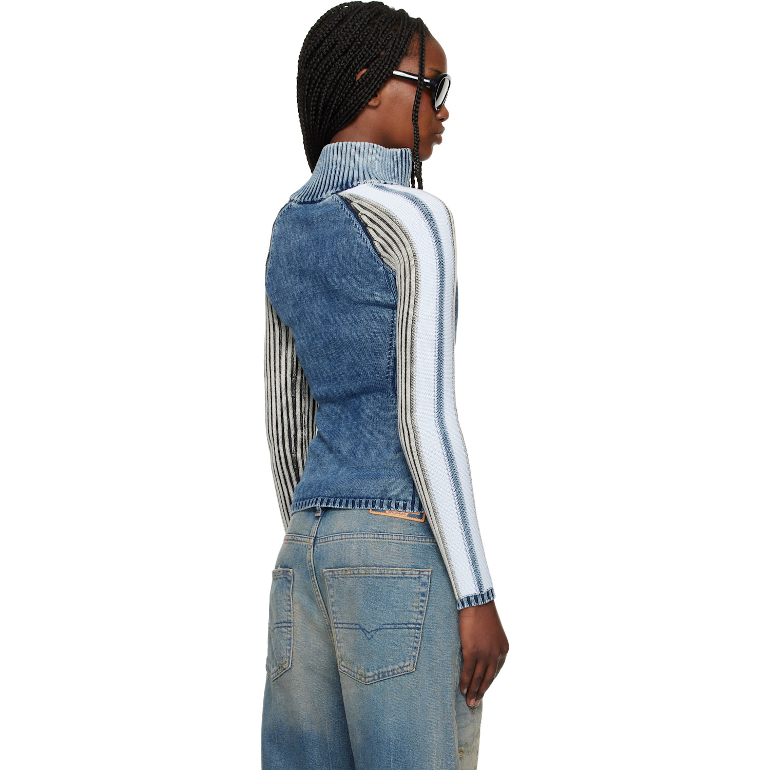  Diesel Blue M-estrella Cardigan 