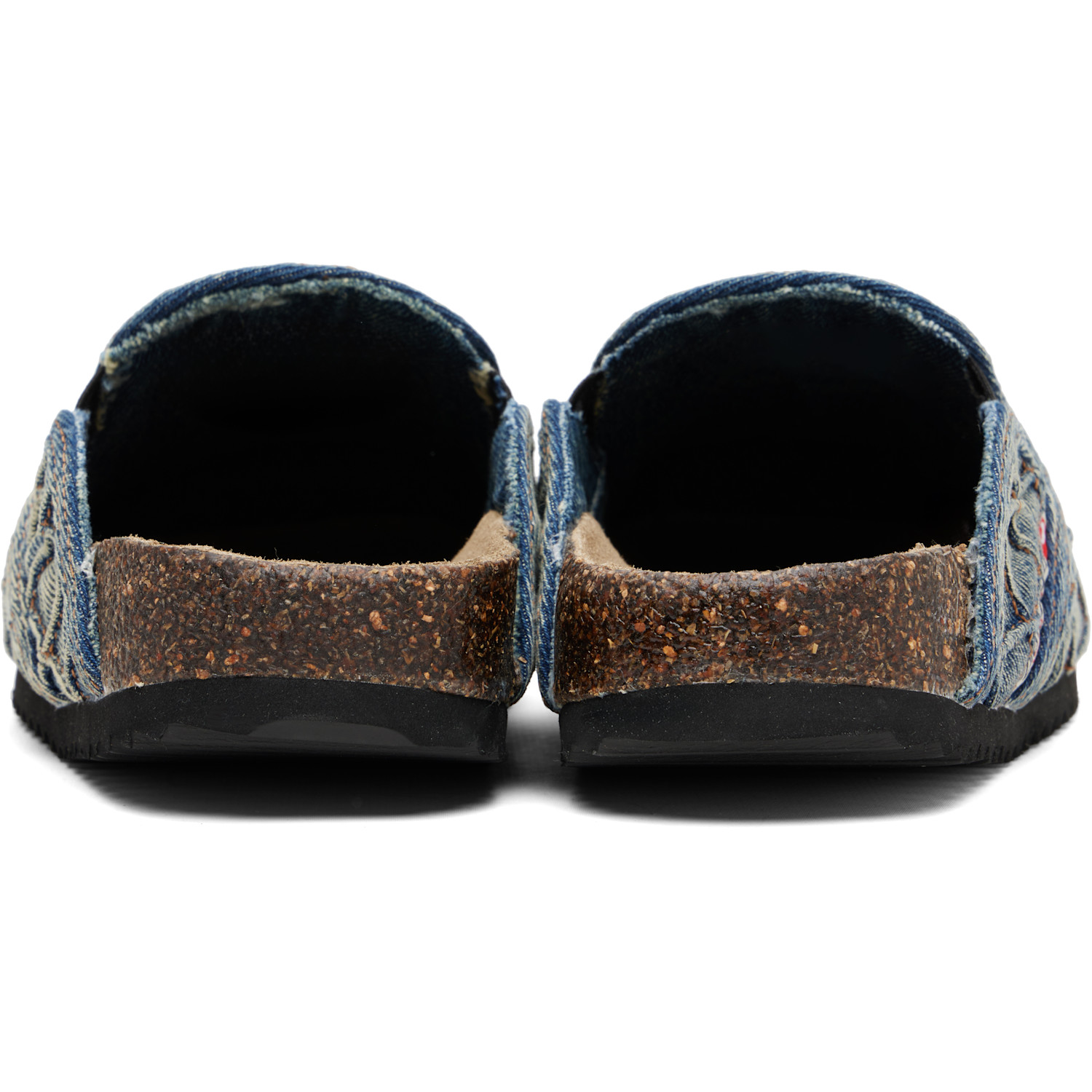  Diesel Blue D-woodstock Quilted Slip-on Loafers 