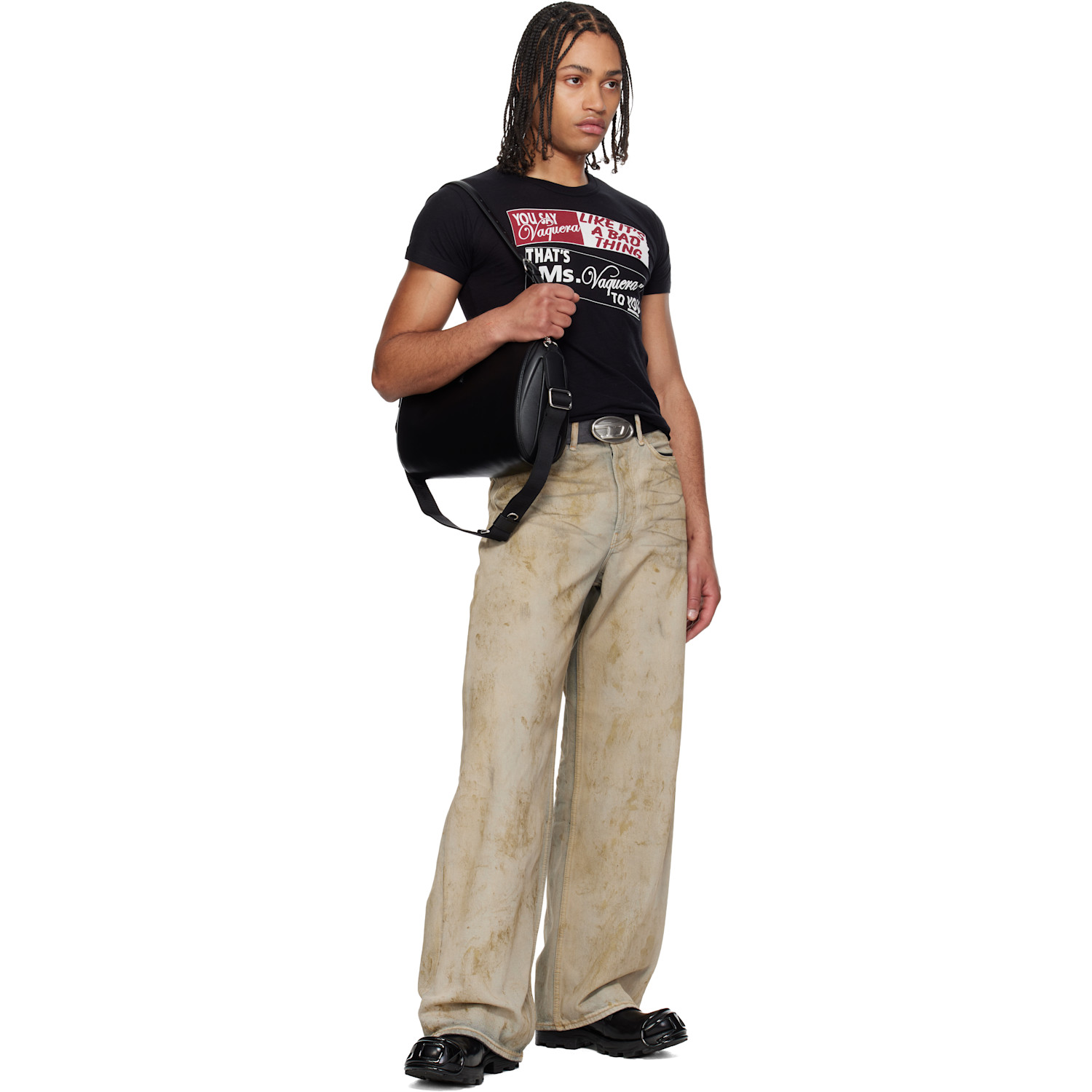  Diesel Black B-double D Belt 