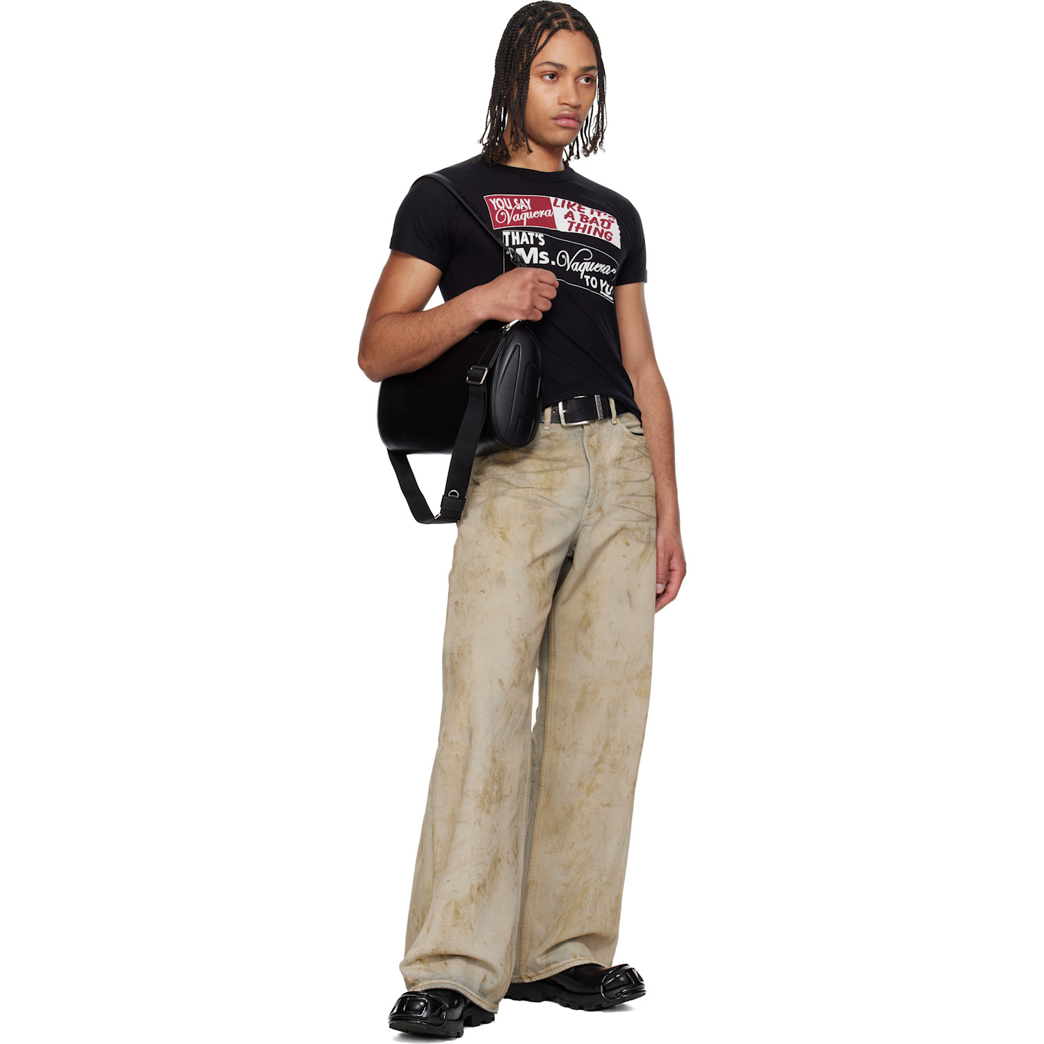  Diesel Black B-visible Belt 