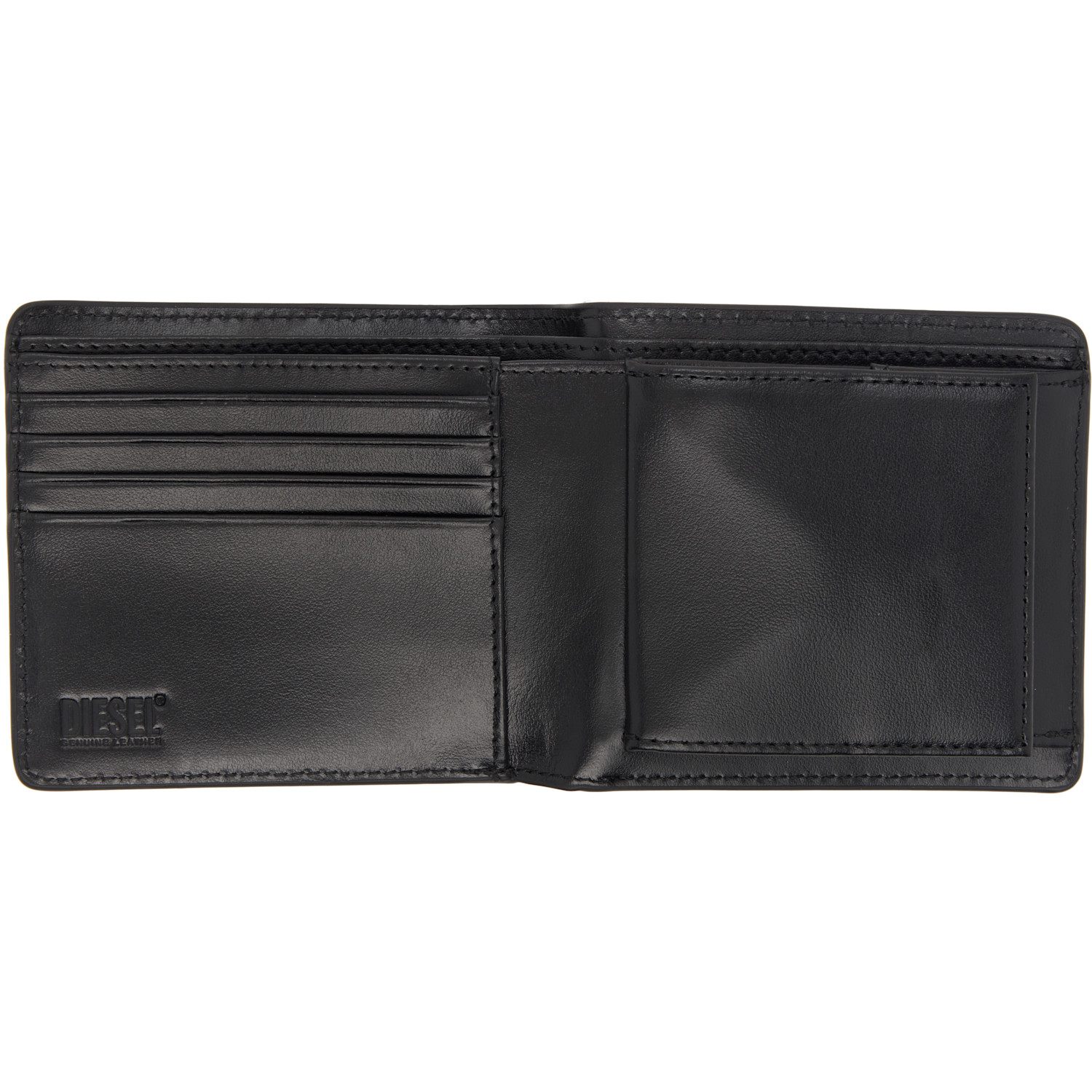  Diesel Black Holi-d Bi Fold Coin S 3d Wallet 
