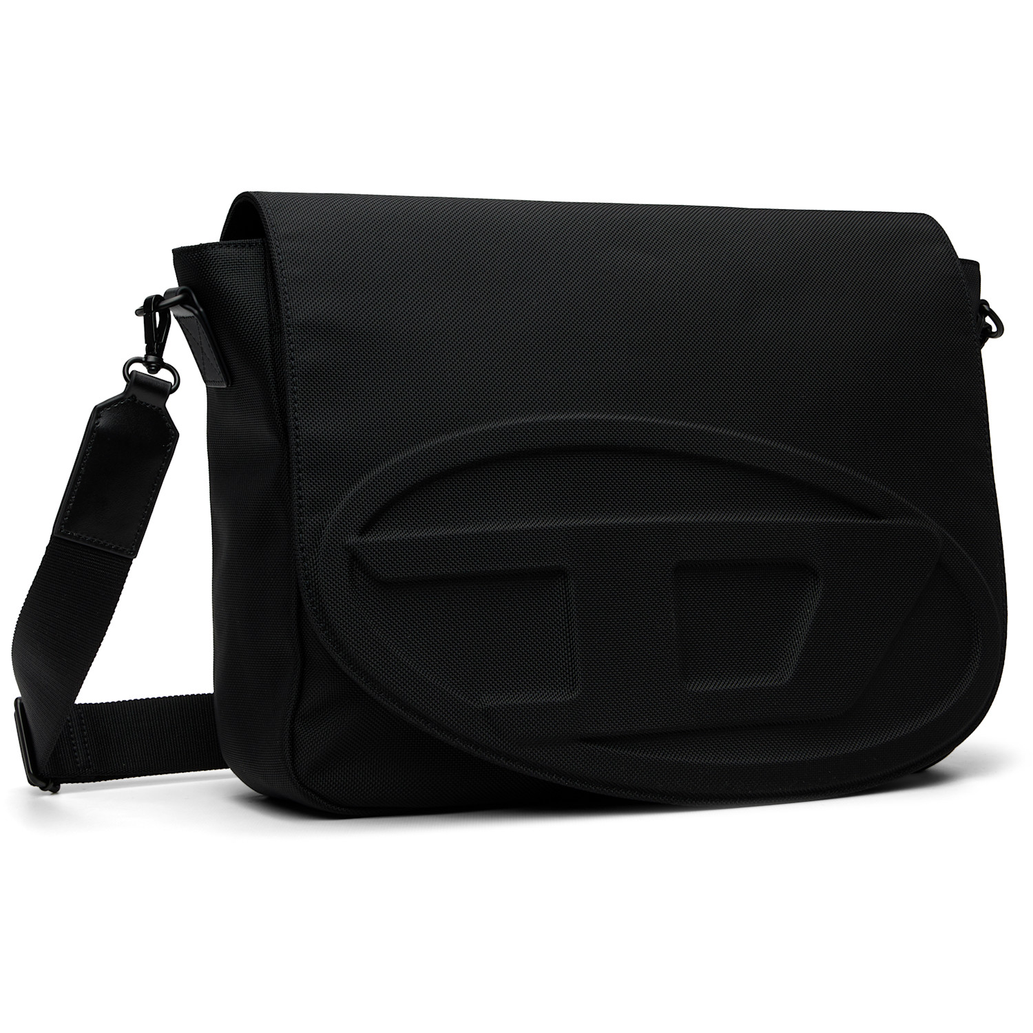 Diesel Black 1dr Messenger Bag 