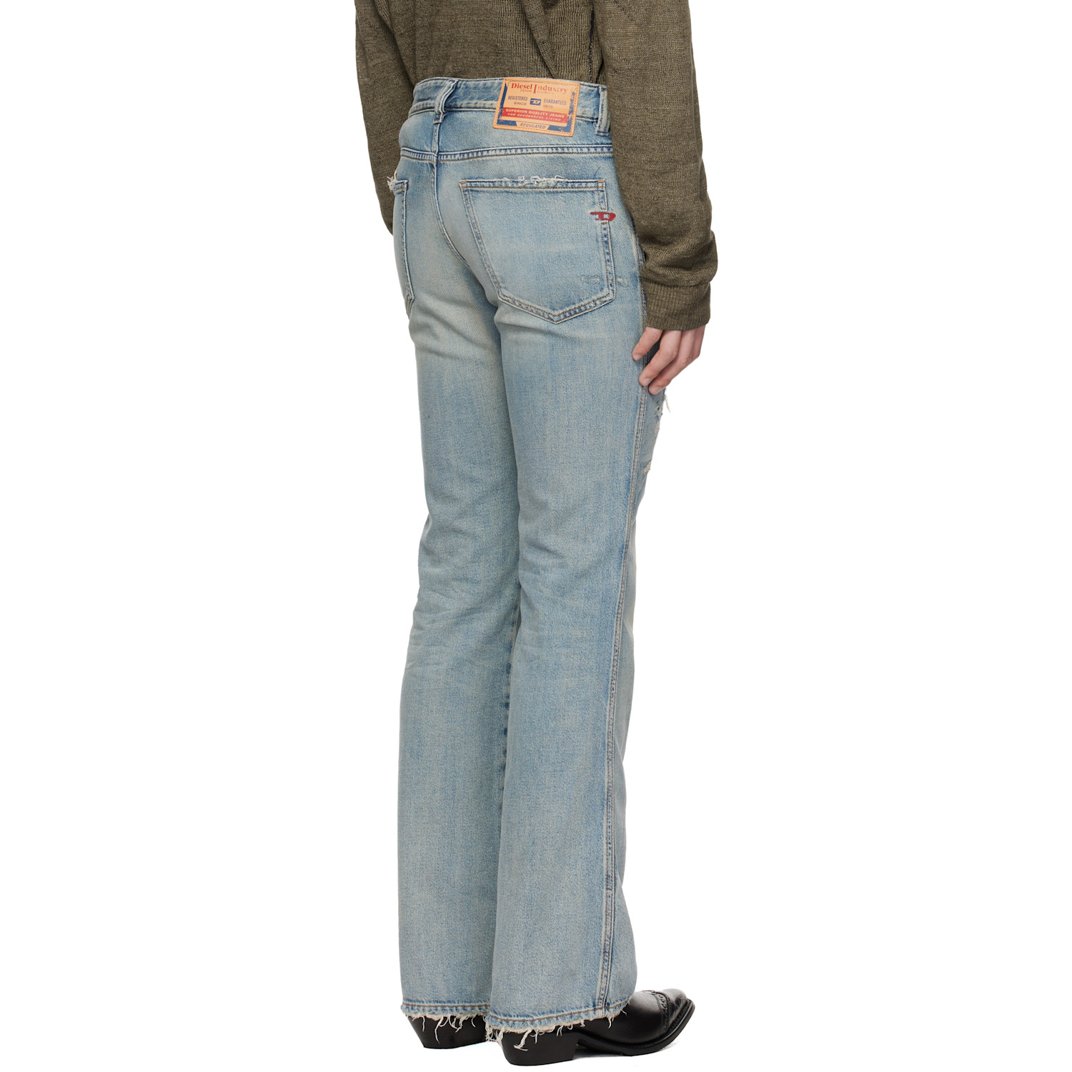  Diesel Blue Regular Waist 1998 D-buck Bootcut Jeans 