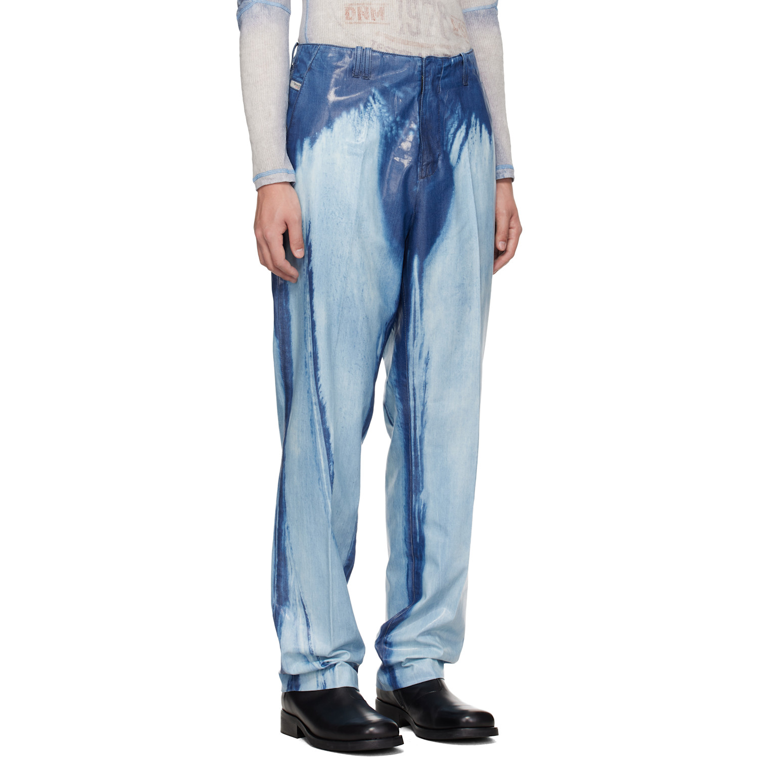  Diesel Blue Regular Waist D-askar Slim Jeans 