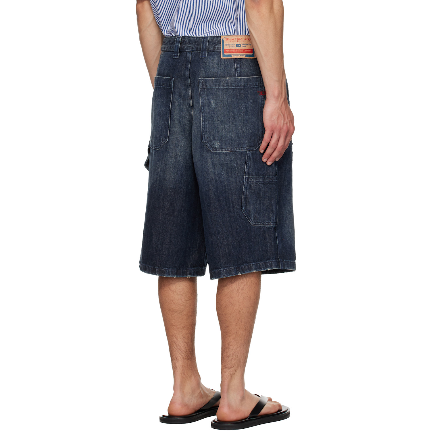  Diesel Blue D-livery-w-short Denim Shorts 