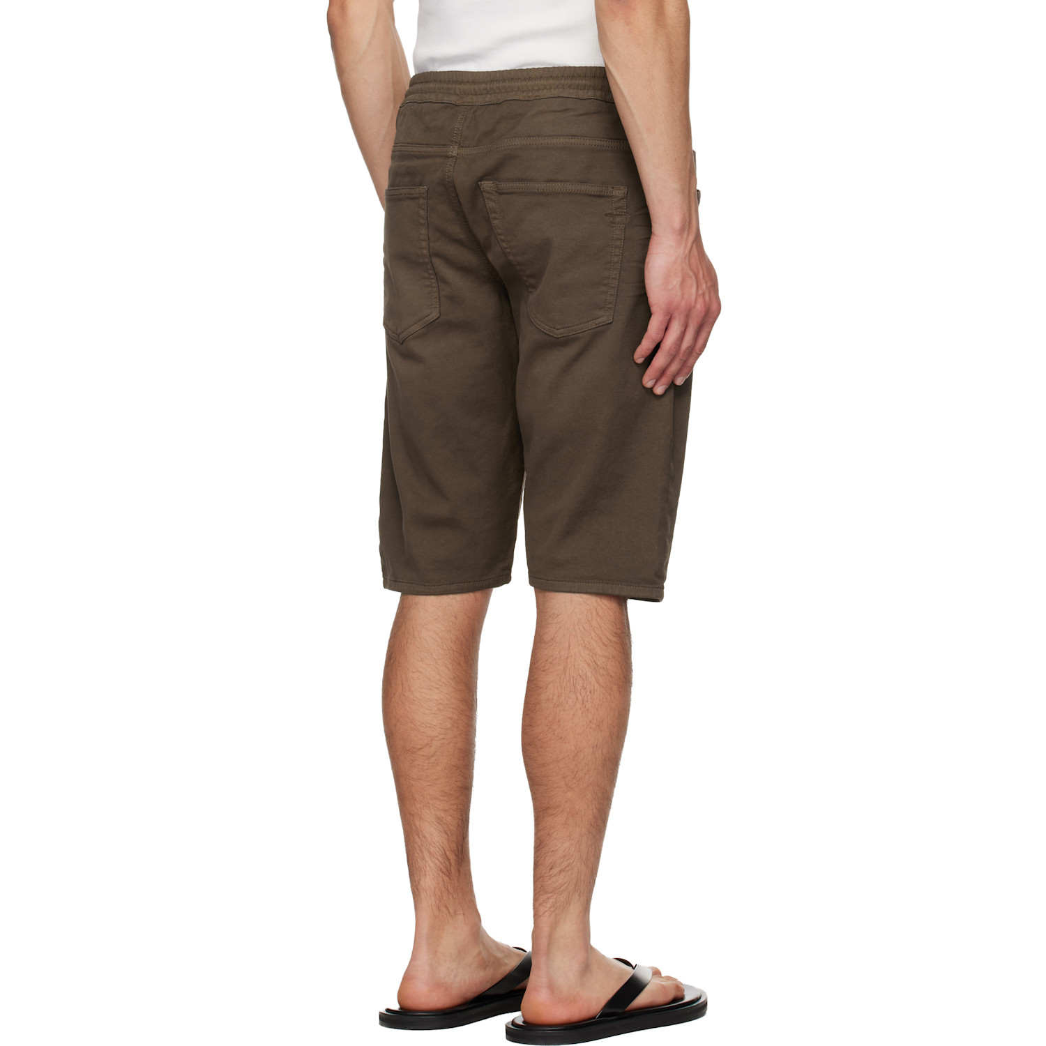  Diesel Brown 2033 D-krooley-short Jogg Denim Shorts 