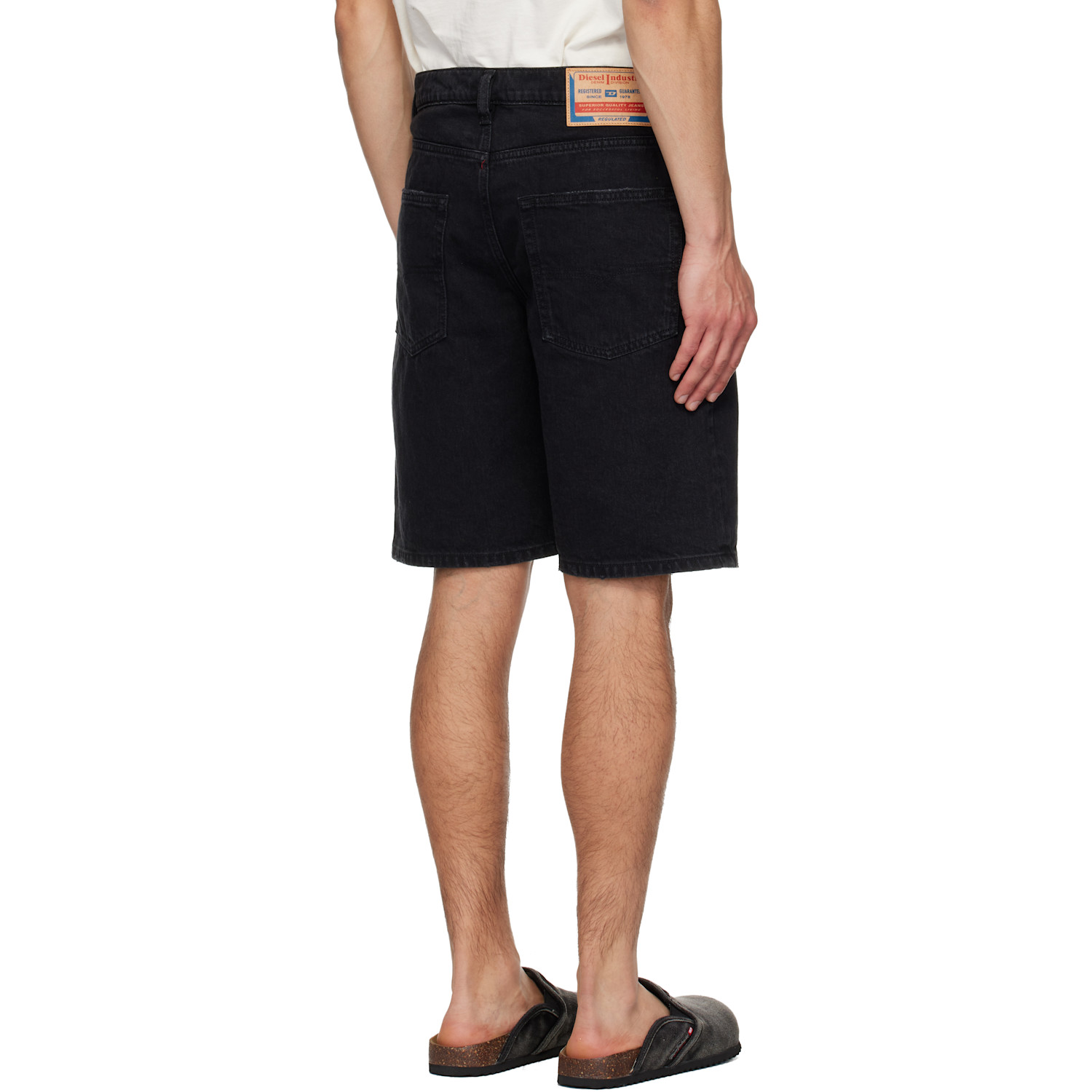  Diesel Black Regular-short Denim Shorts 