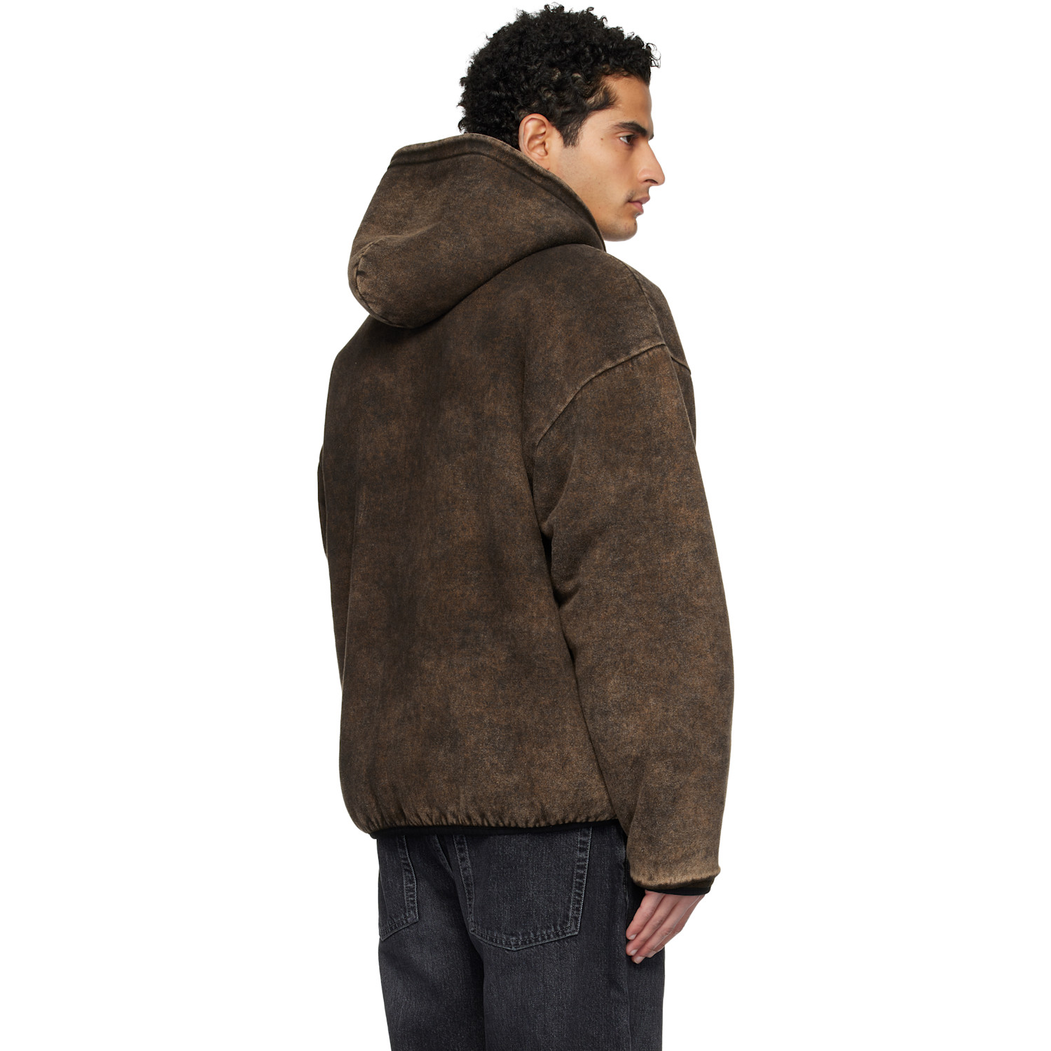  Diesel Brown & Beige S-bryan Reversible Jacket 