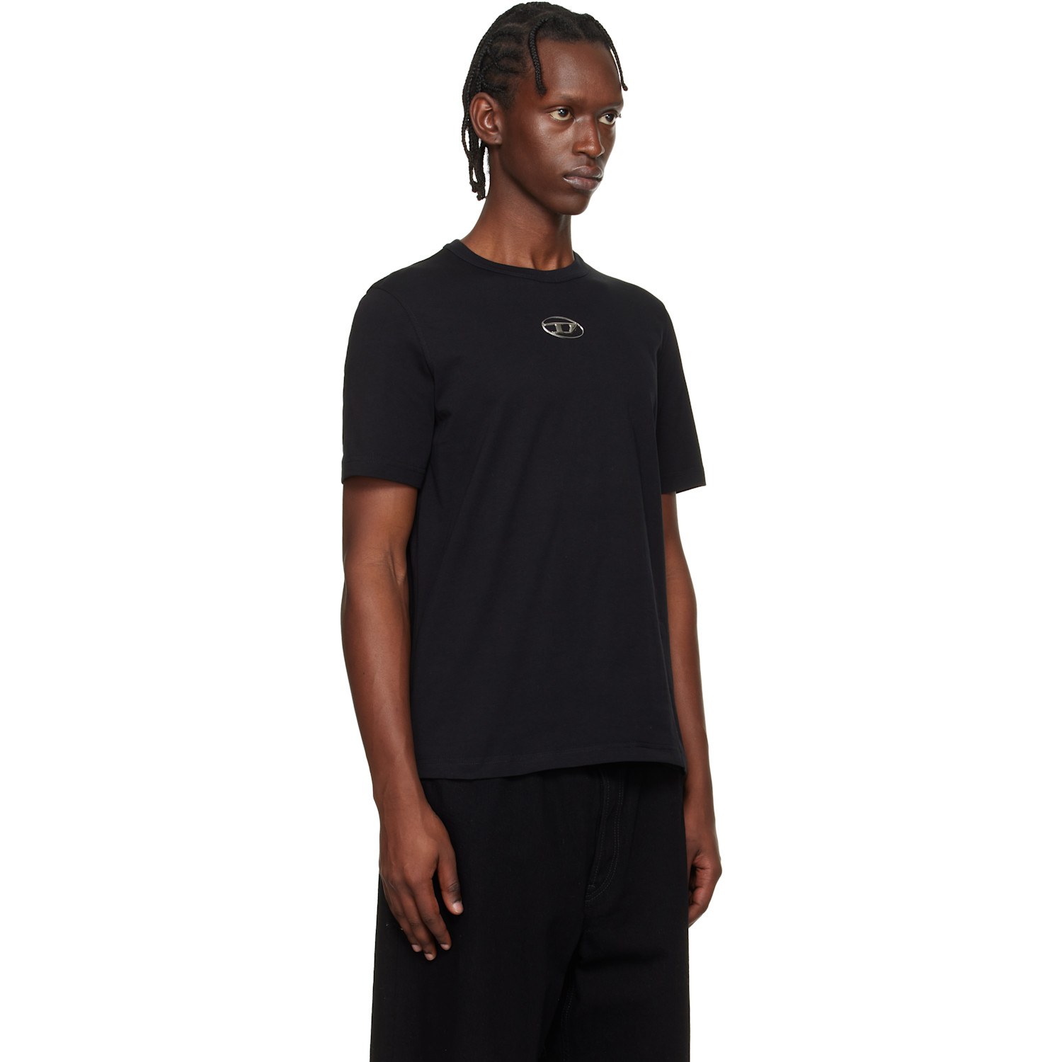  Diesel Black T-adjust-od T-shirt 