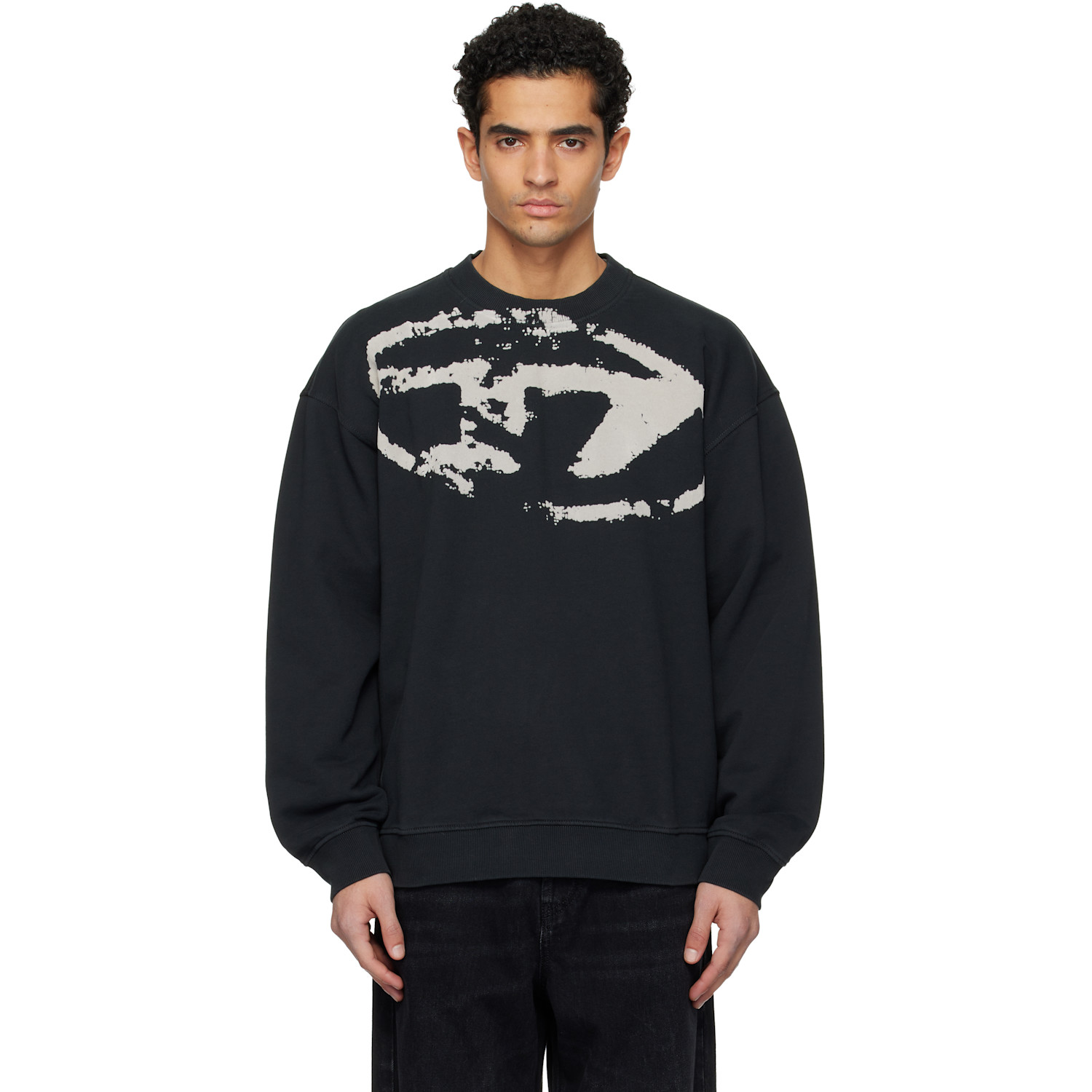 Diesel Black S-Boxt-N5 Sweatshirt