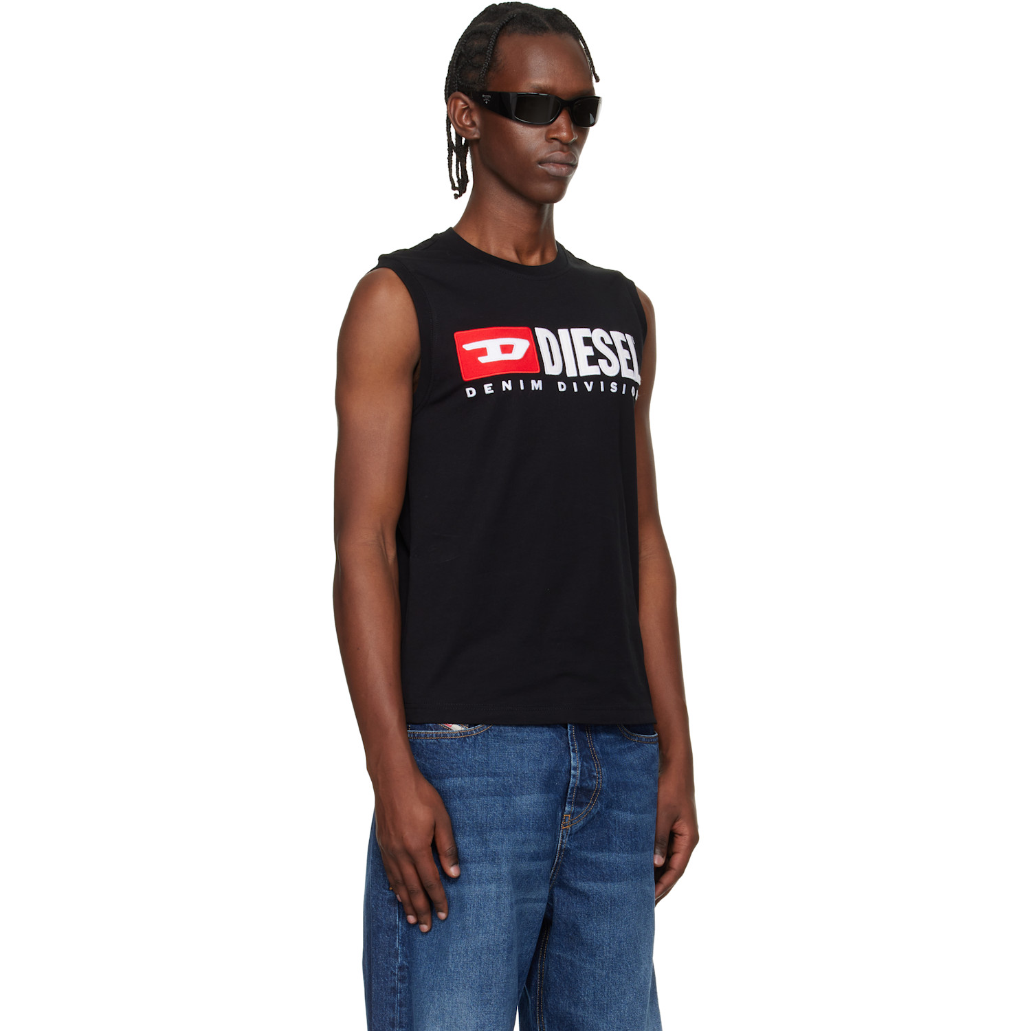  Diesel Black T-isco-div Tank Top 
