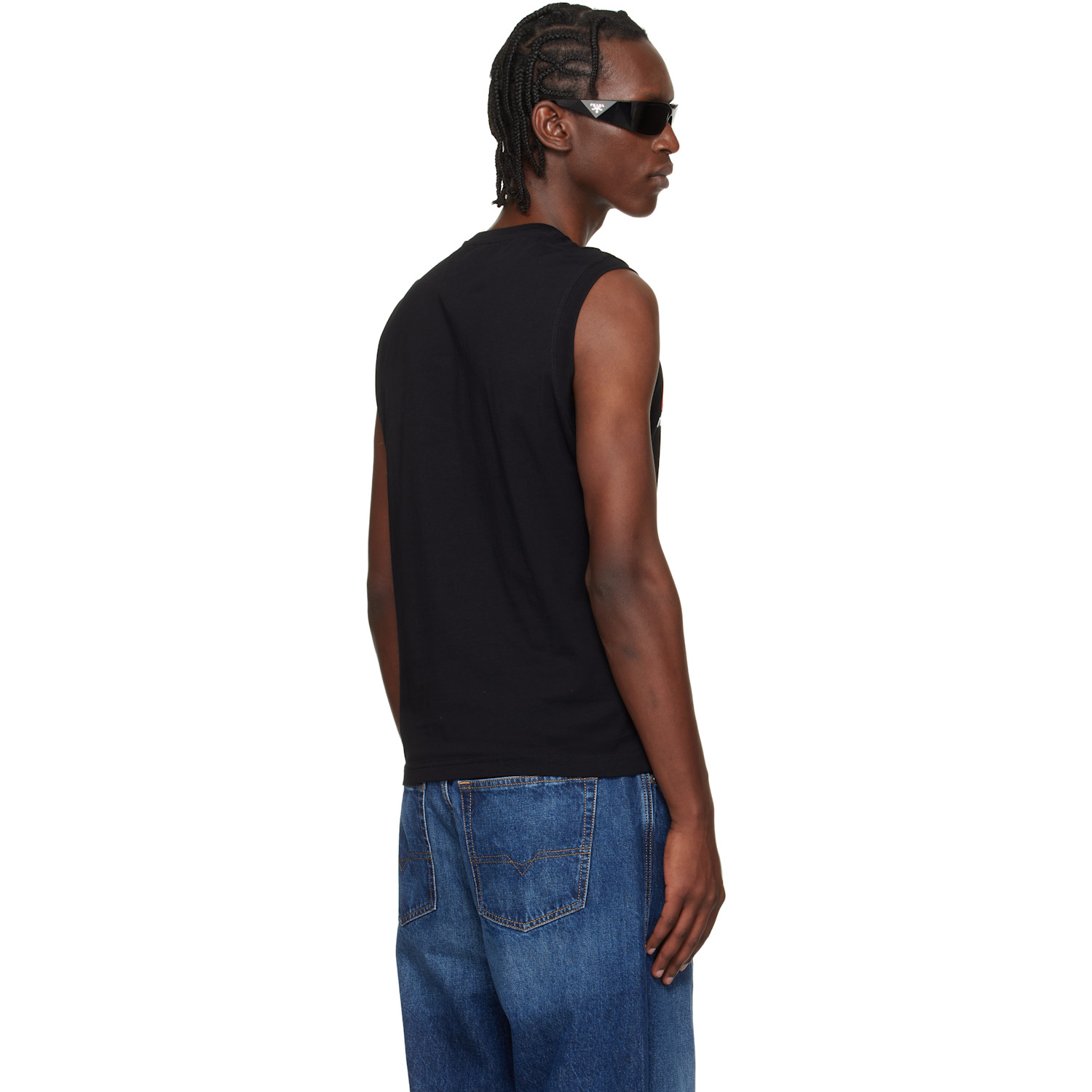  Diesel Black T-isco-div Tank Top 