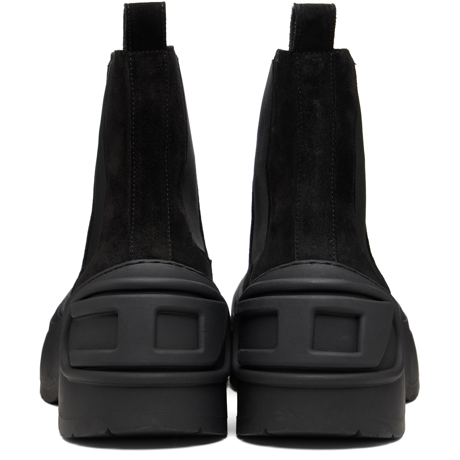  Diesel Black D-donald Beatle Chelsea Boots 