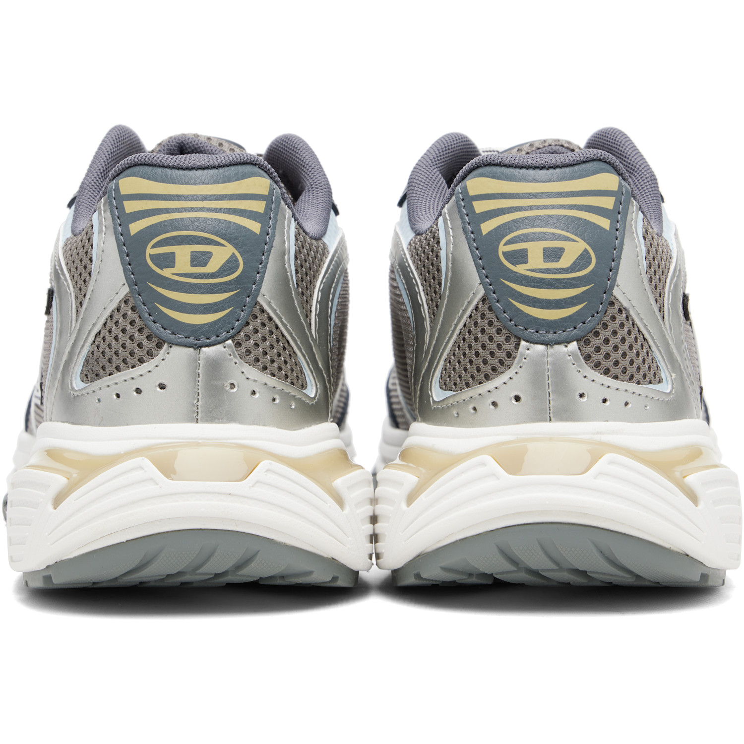  Diesel Gray & Silver S-pro-v-dense Low Sneakers 