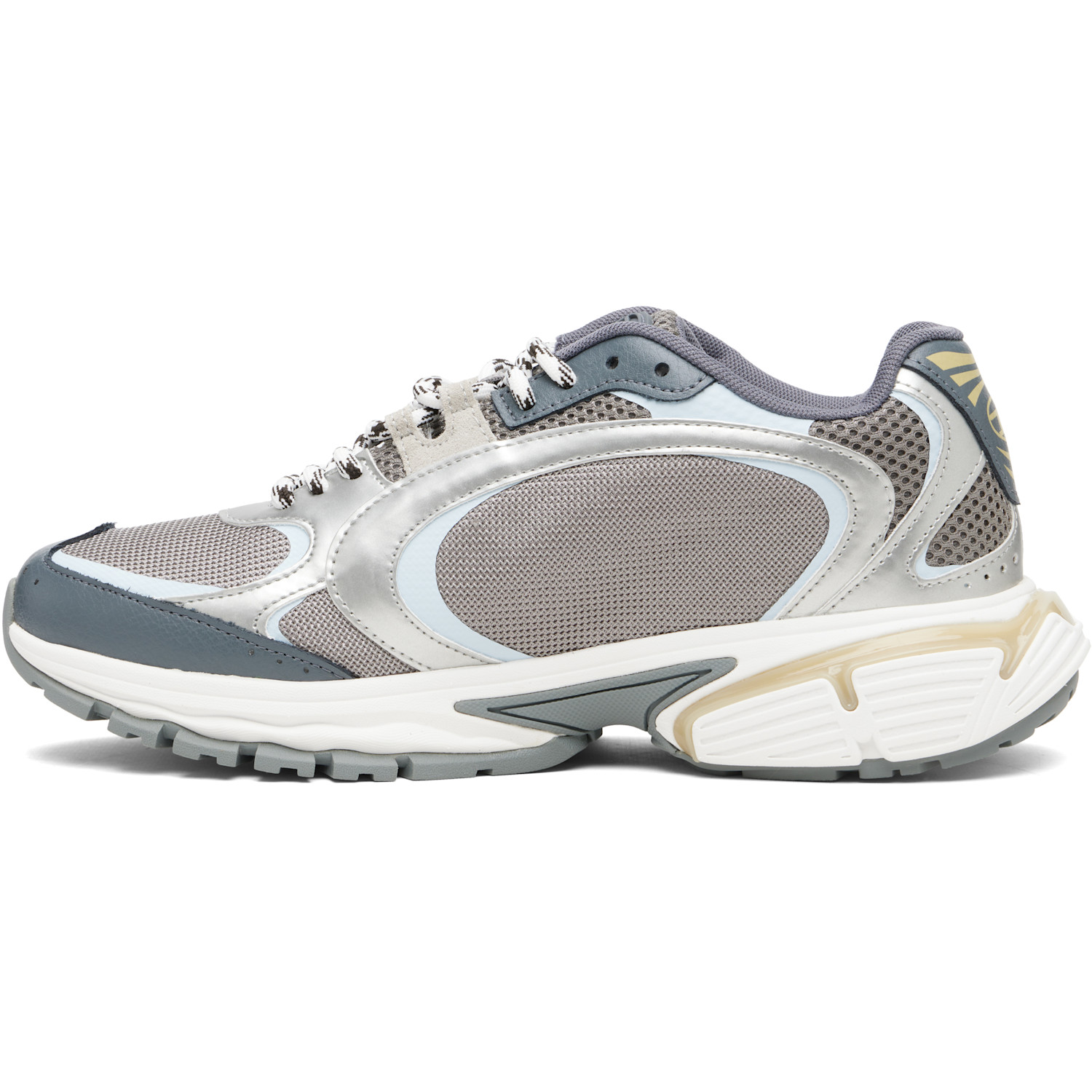  Diesel Gray & Silver S-pro-v-dense Low Sneakers 