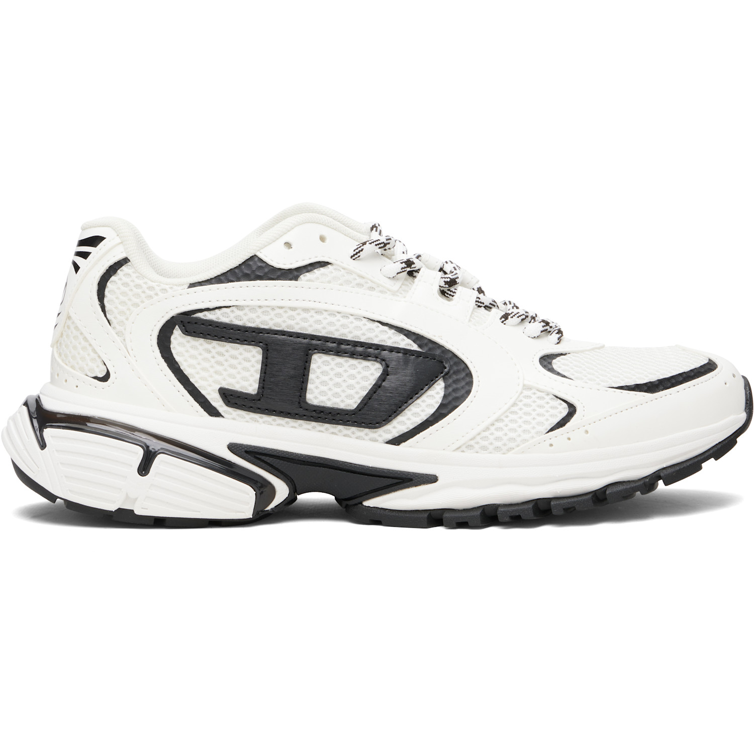 Diesel Black & White S-Pro-V-Dense Low Sneakers