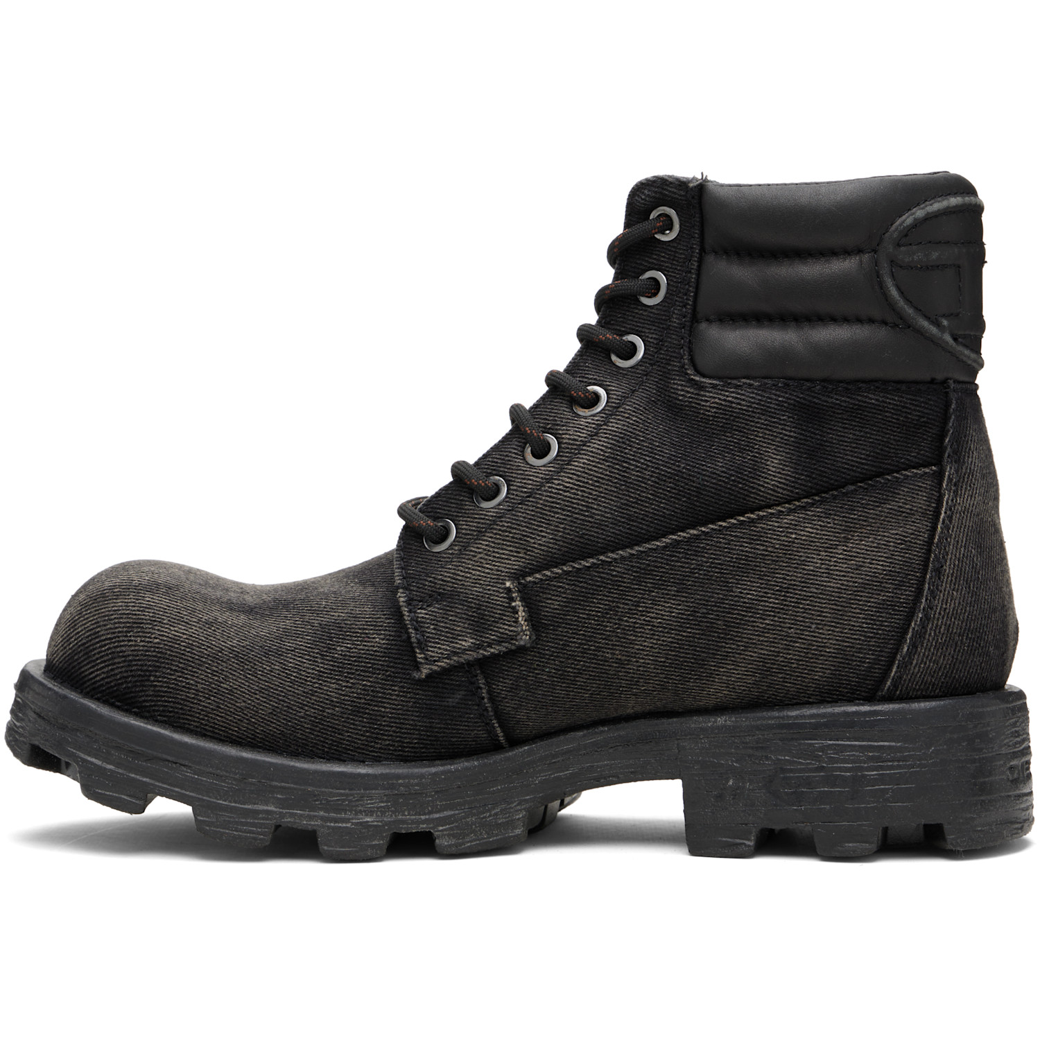  Diesel Black D-hammer Lace Up Boots 