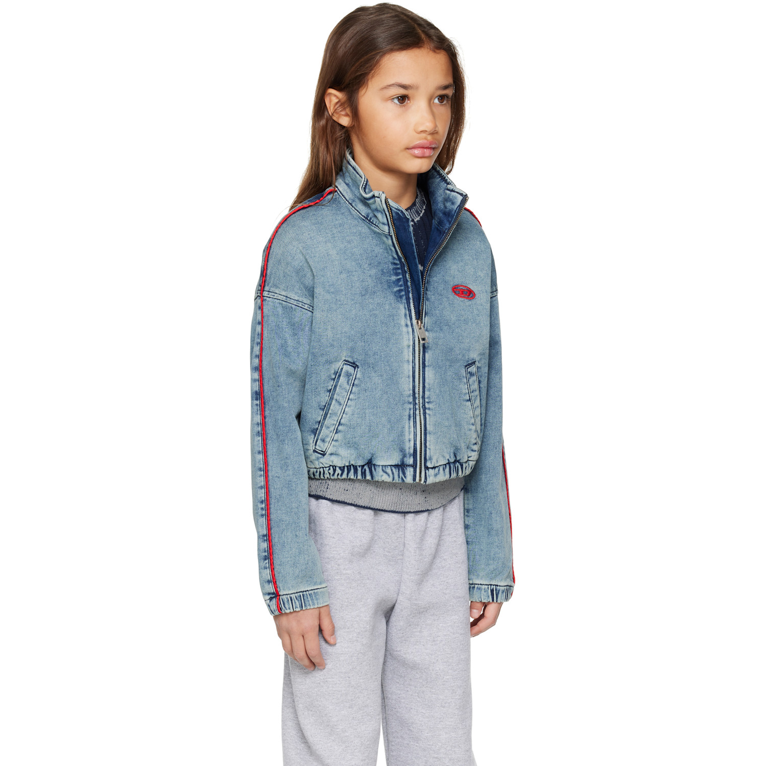  Diesel Kids Blue Jaxy Jjj Denim Jacket 