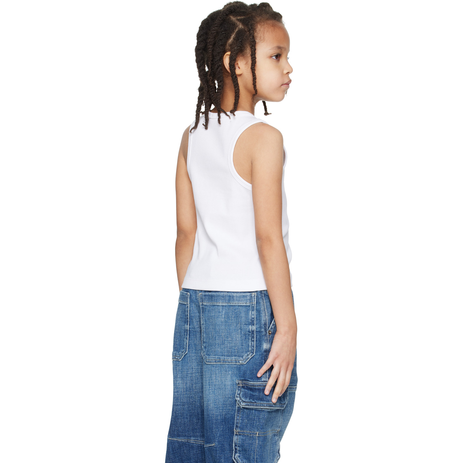  Diesel Kids White Tpaci Tank Top 