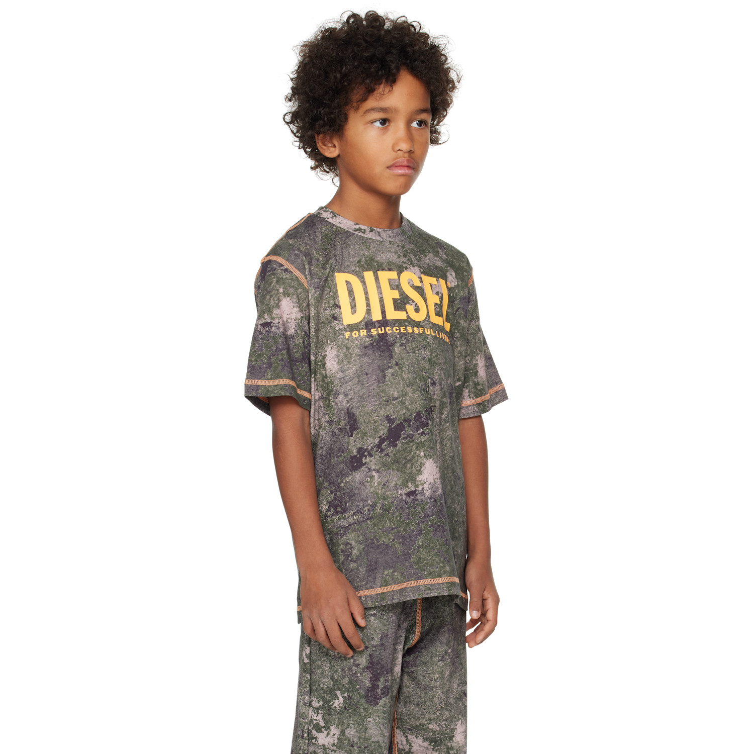  Diesel Kids Khaki Tmim Over T-shirt 