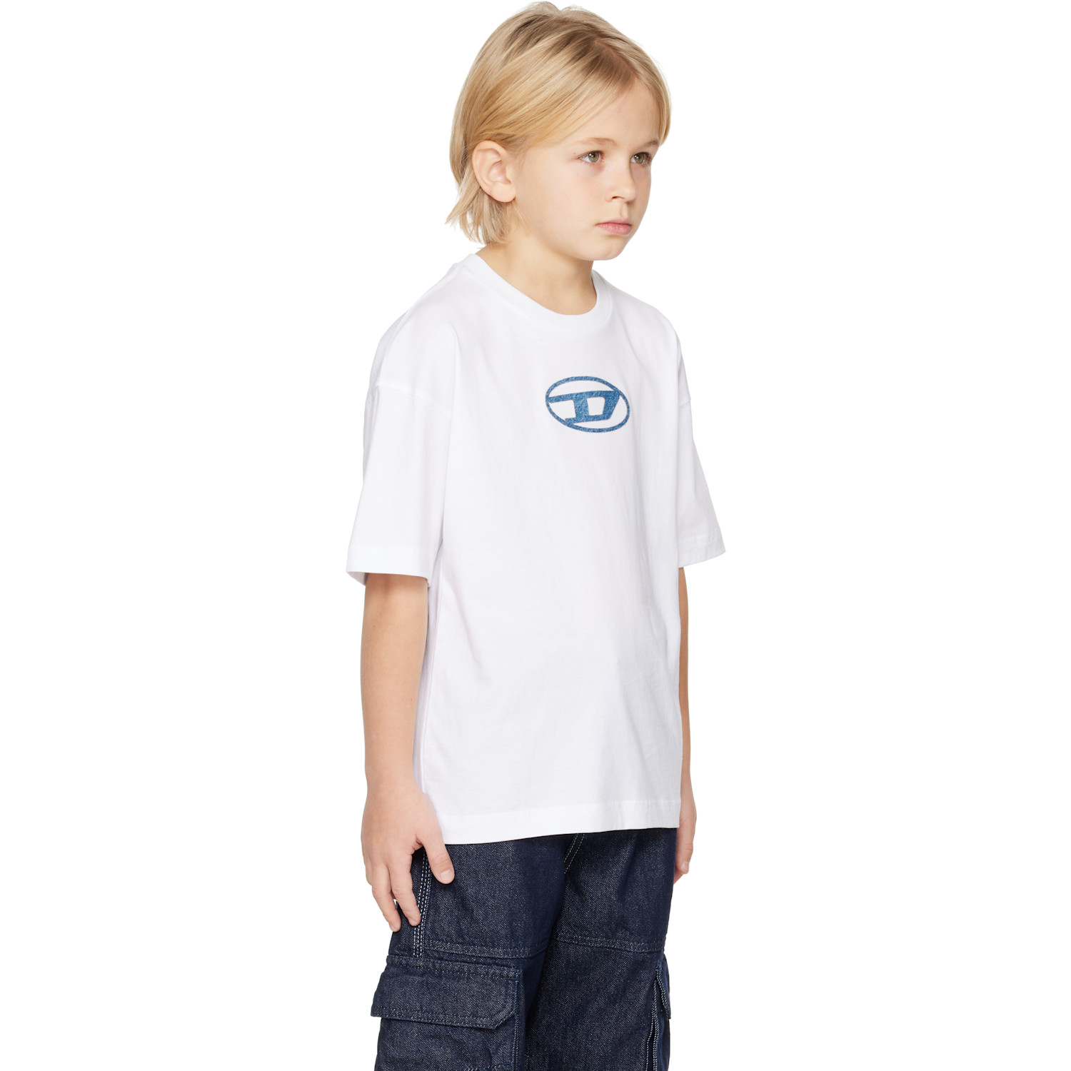  Diesel Kids White Tlogy Over T-shirt 