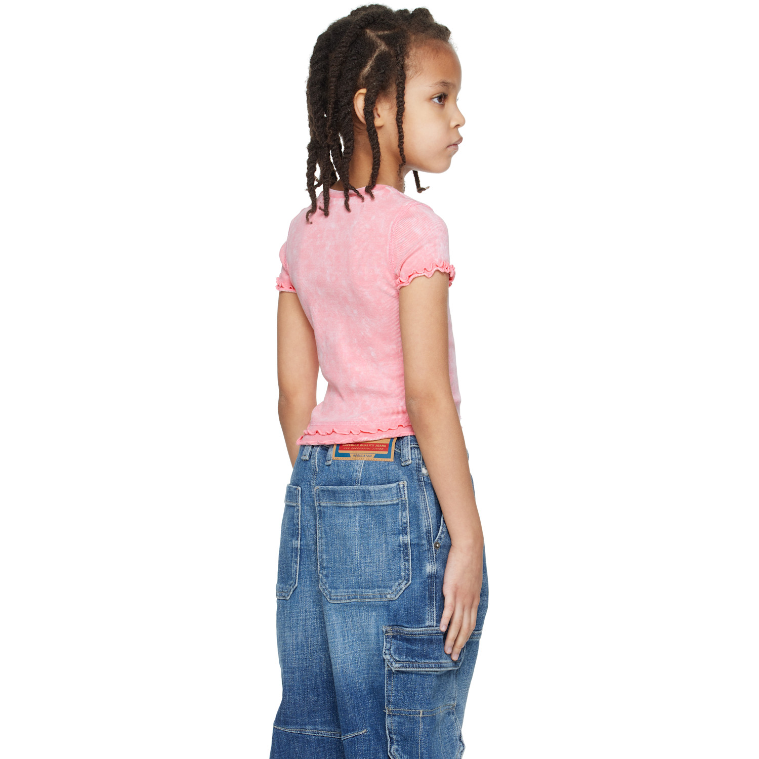  Diesel Kids Pink Tailia T-shirt 