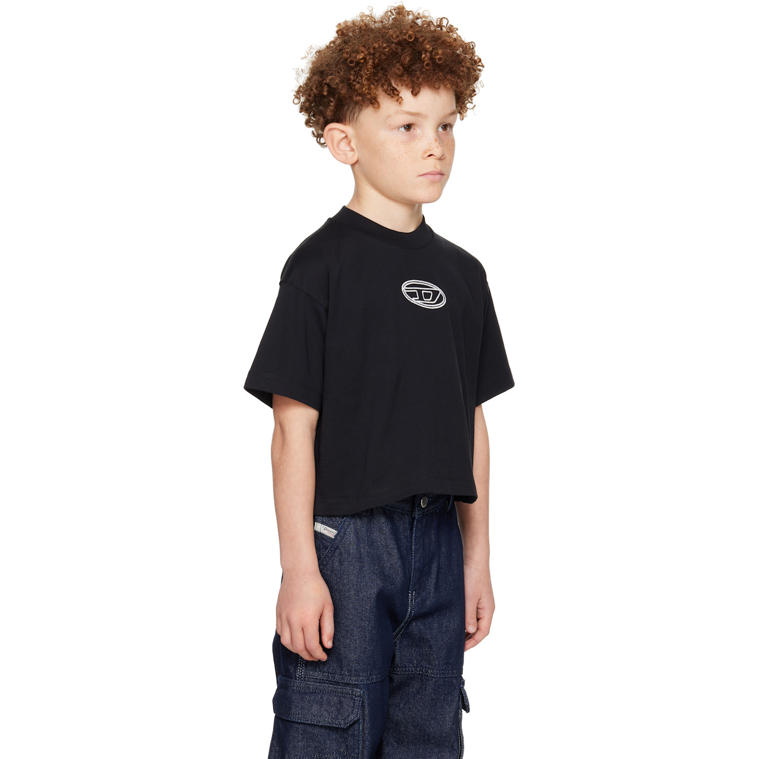  Diesel Kids Black Tixan T-shirt 