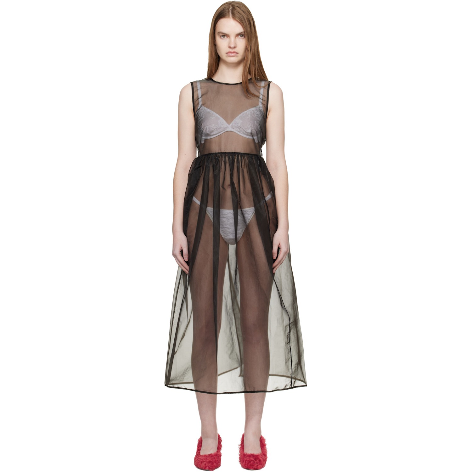Cecilie Bahnsen Black CBcamillia Midi Dress