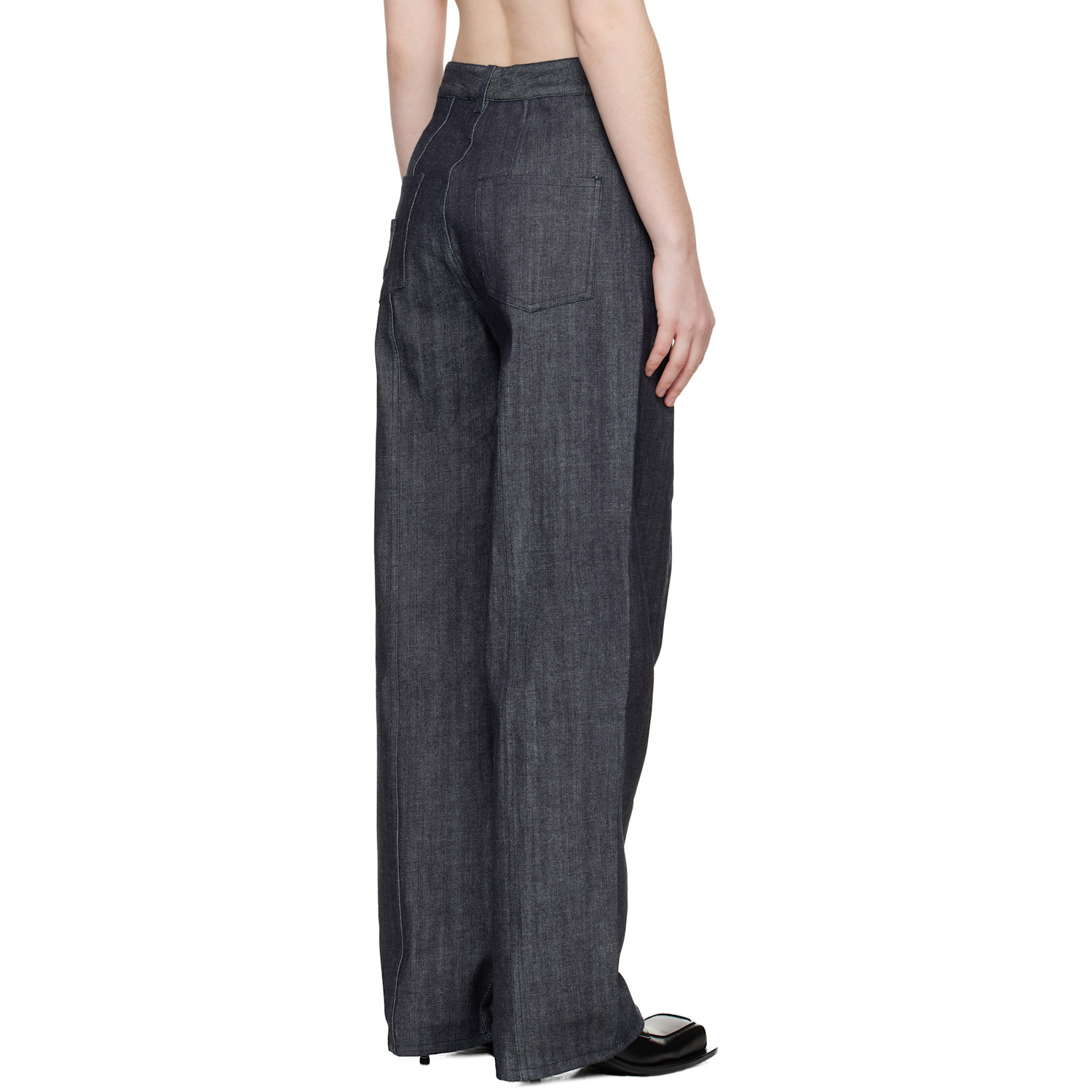  Cecilie Bahnsen Navy Cbcarmela Jeans 