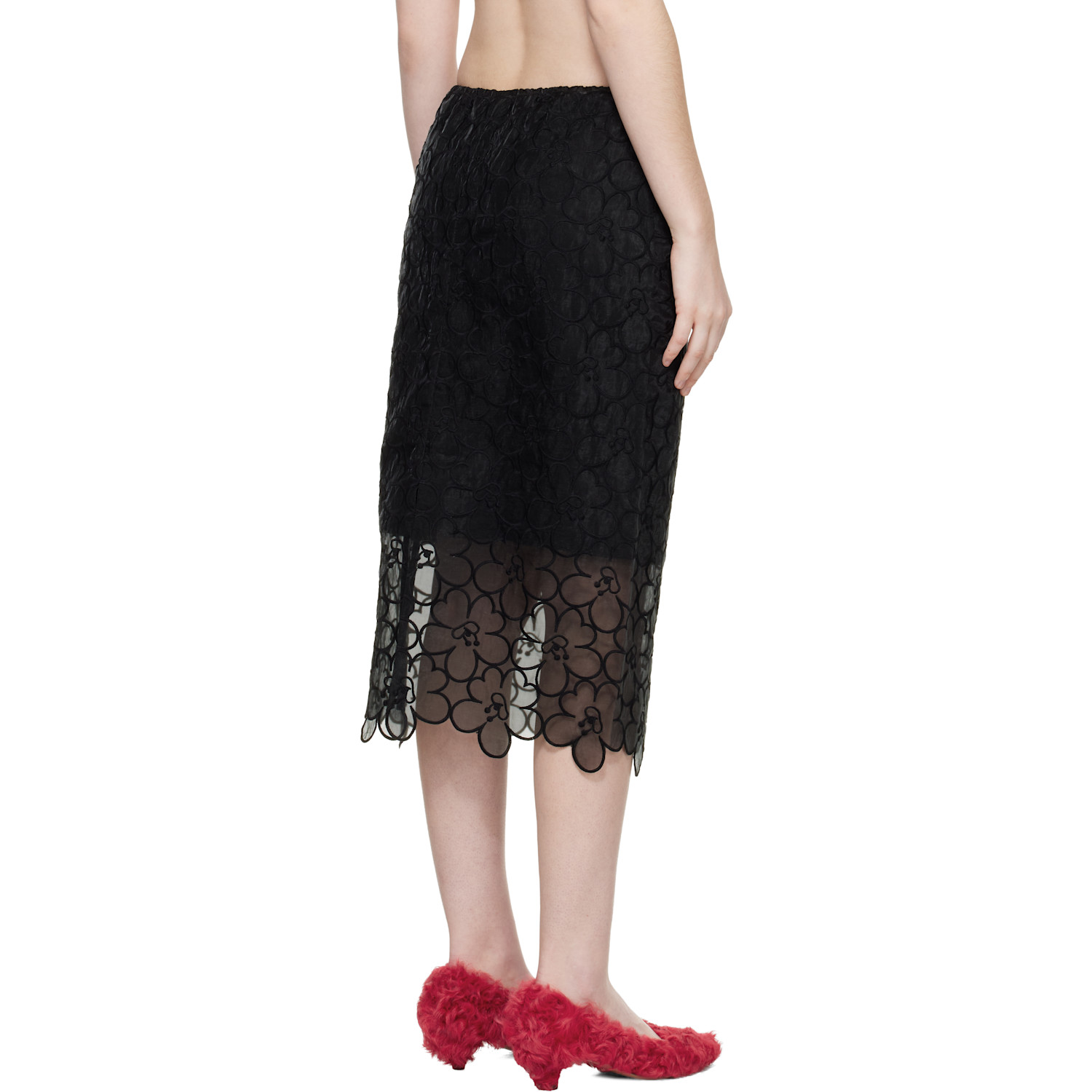 Cecilie Bahnsen Black Cbbria Midi Skirt 