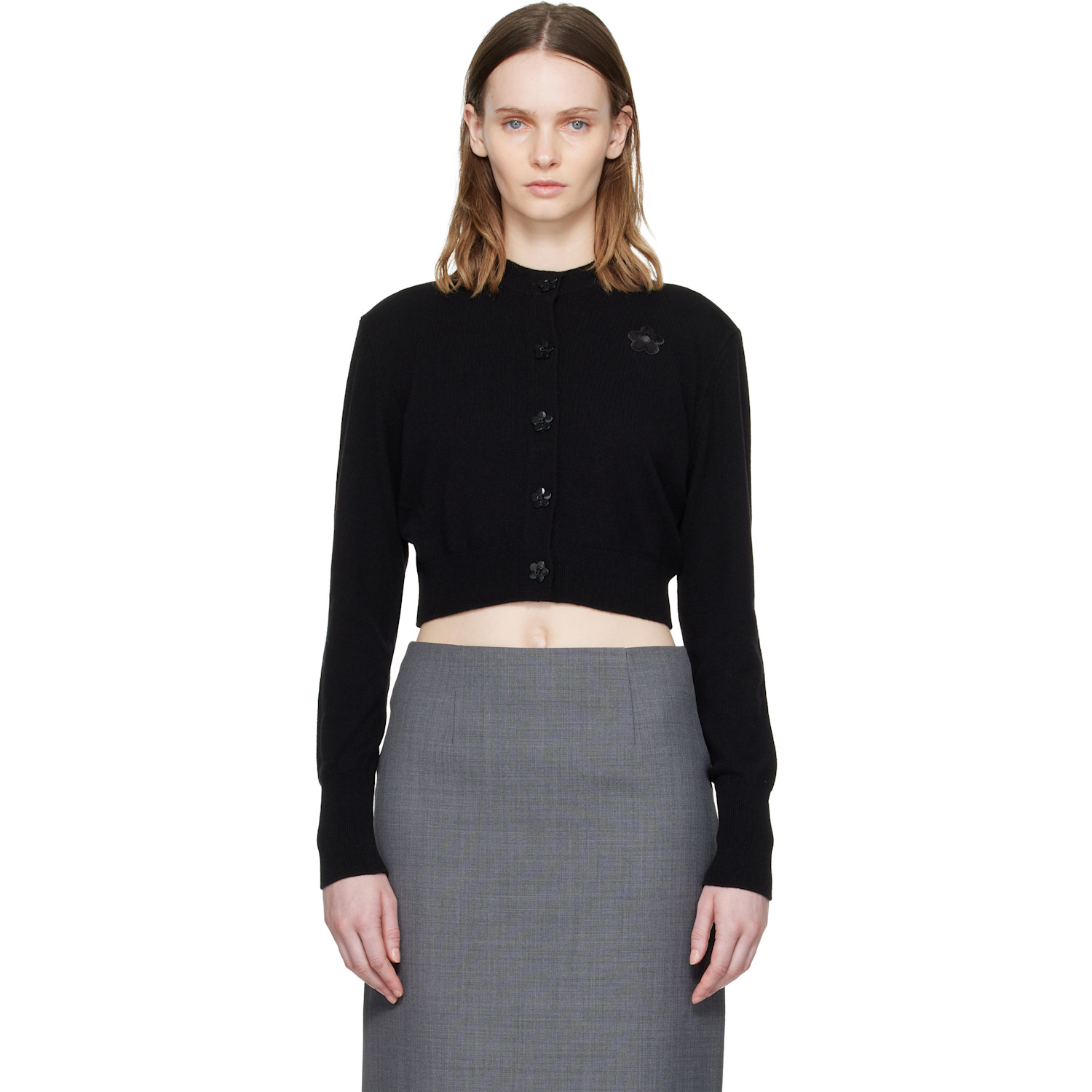 Cecilie Bahnsen Black Dua Cardigan