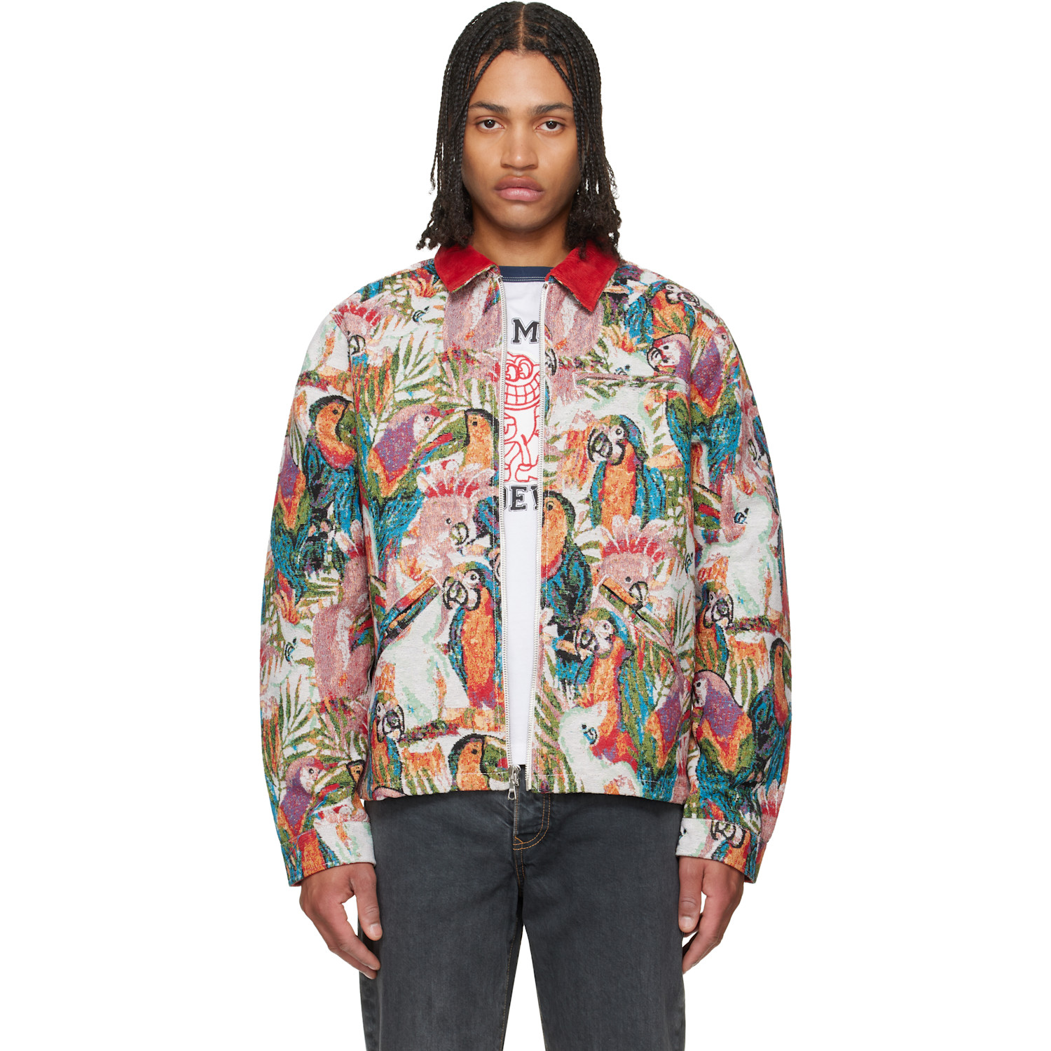 COÛT DE LA LIBERTÉ Multicolor Luke Tropicana Workwear Jacket