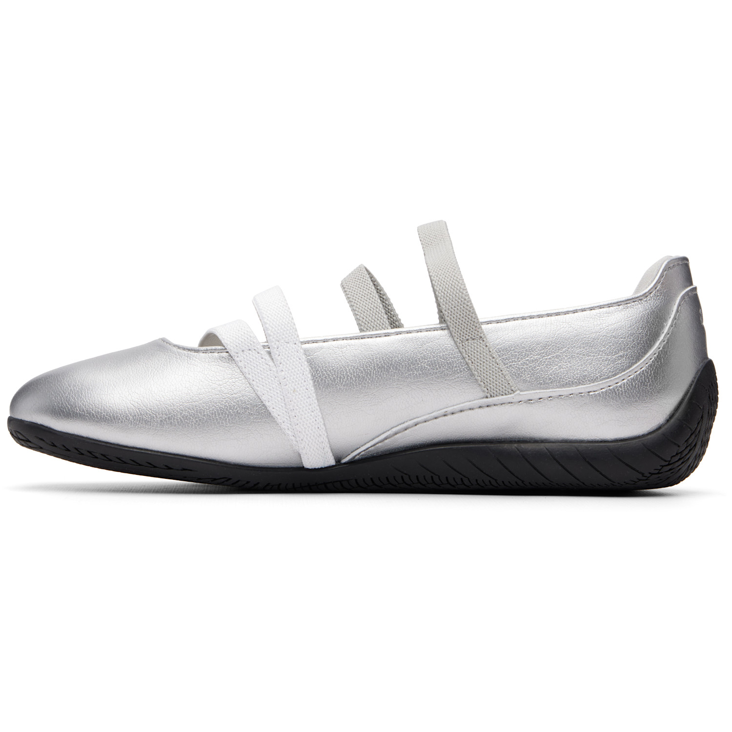  Puma Silver Speedcat Ballet Metallic Sneakers 