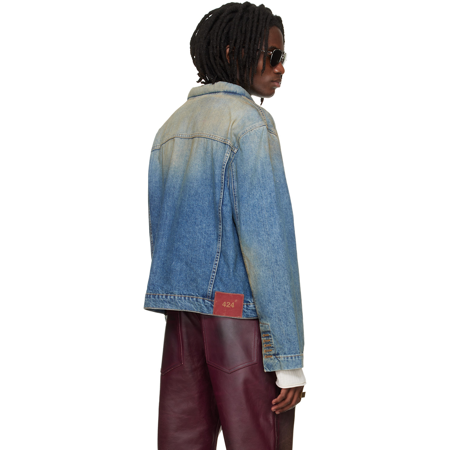  424 Blue Collection Trucker Denim Jacket 