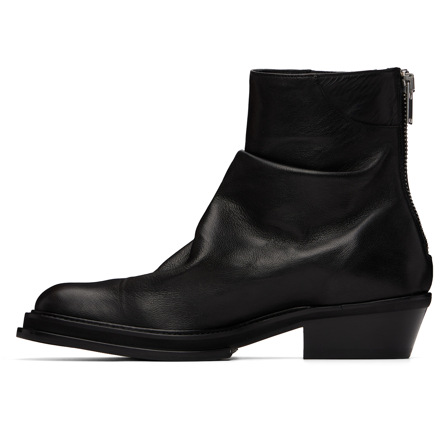  424 Black Marathon Cowboy Boots 