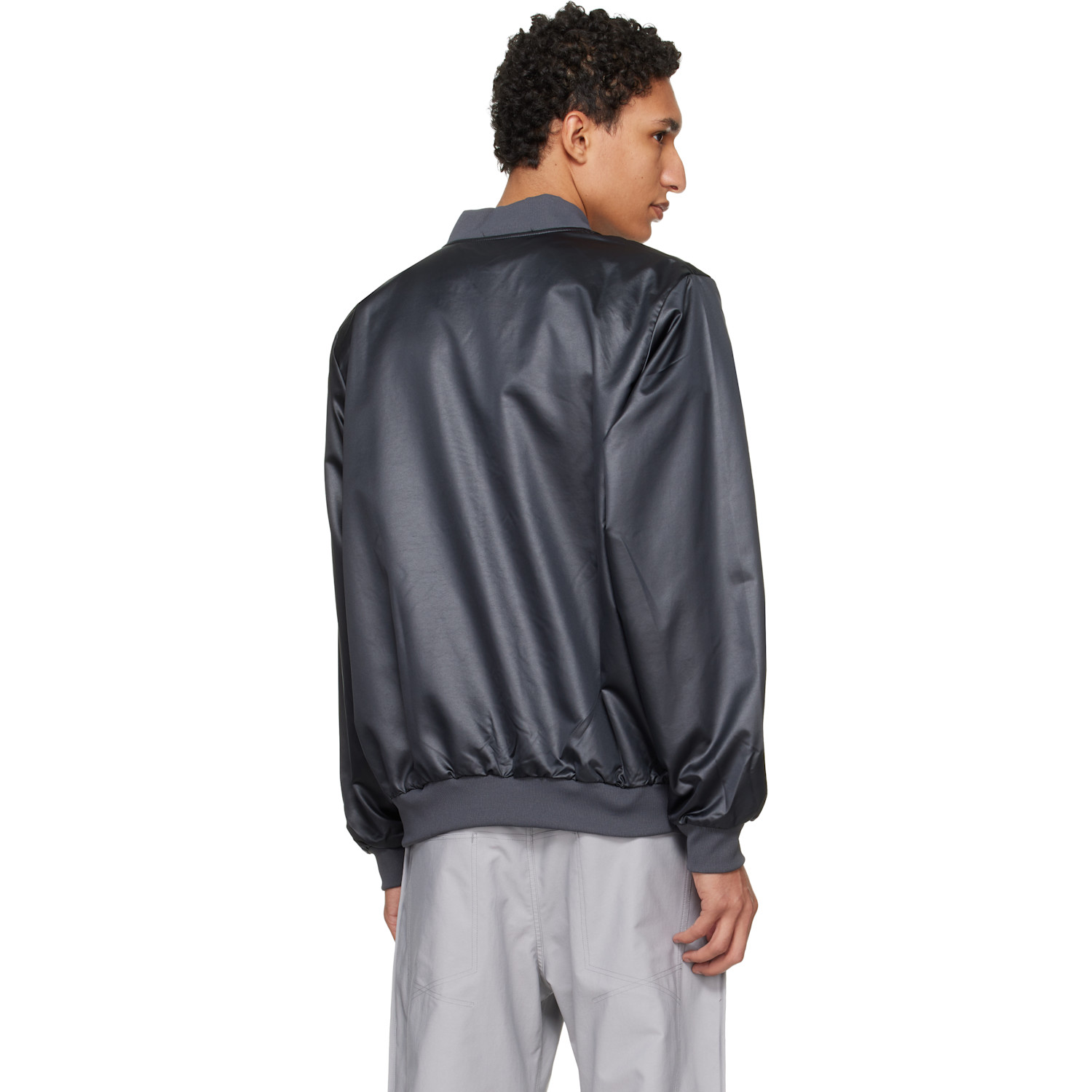  Nike Black Sportswear Club Varsity Bomber Jacket 