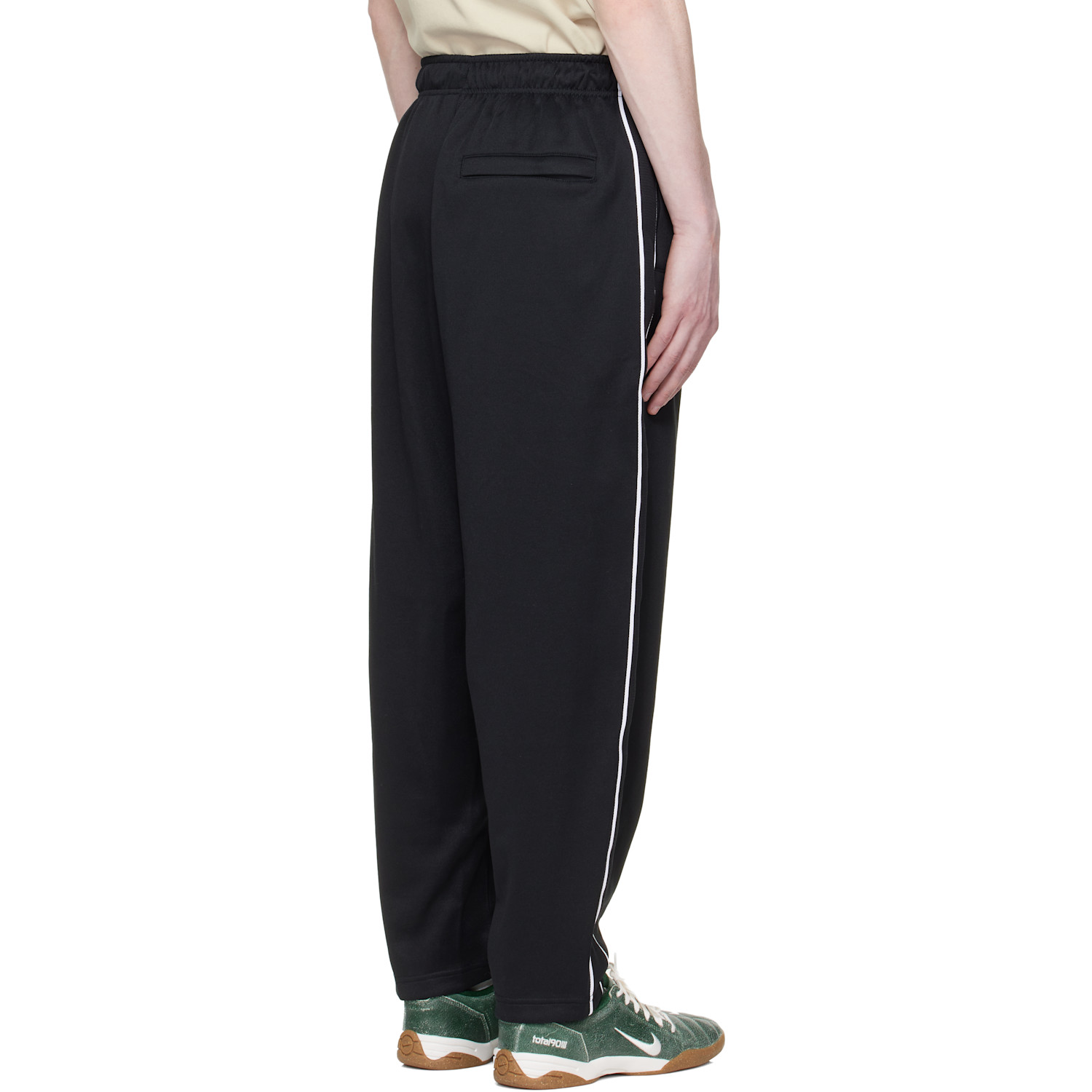  Nike Black Oversized Knit Tracksuit Pants 