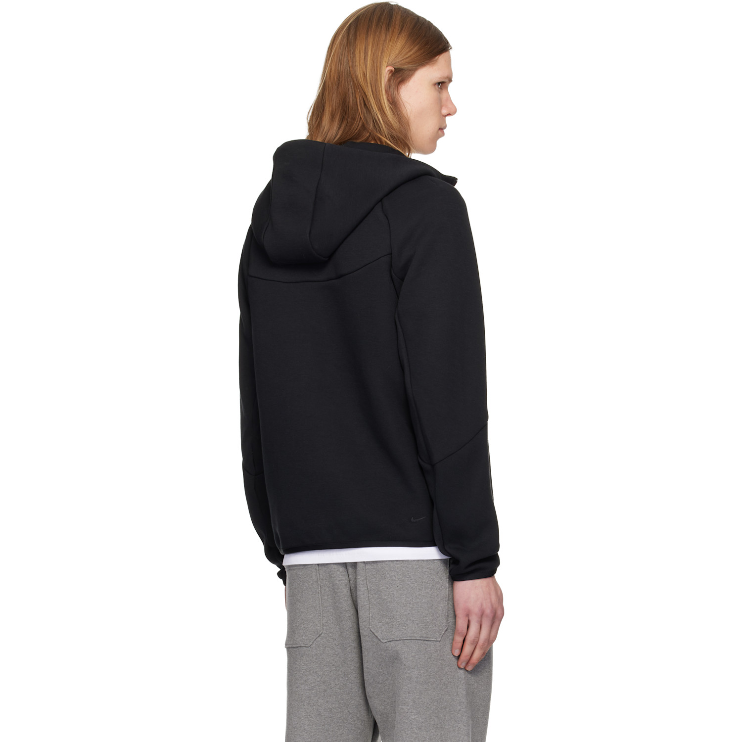  Nike Black Nike Tech Fleece Windrunner Full-zip Hoodie 