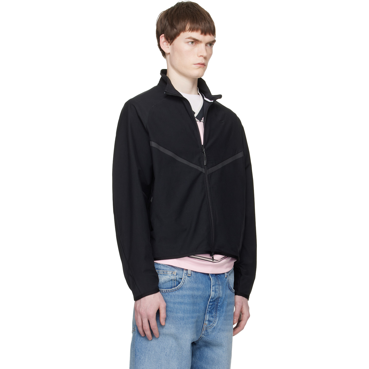  Nike Black Dri-fit Shori-knit Track Jacket 