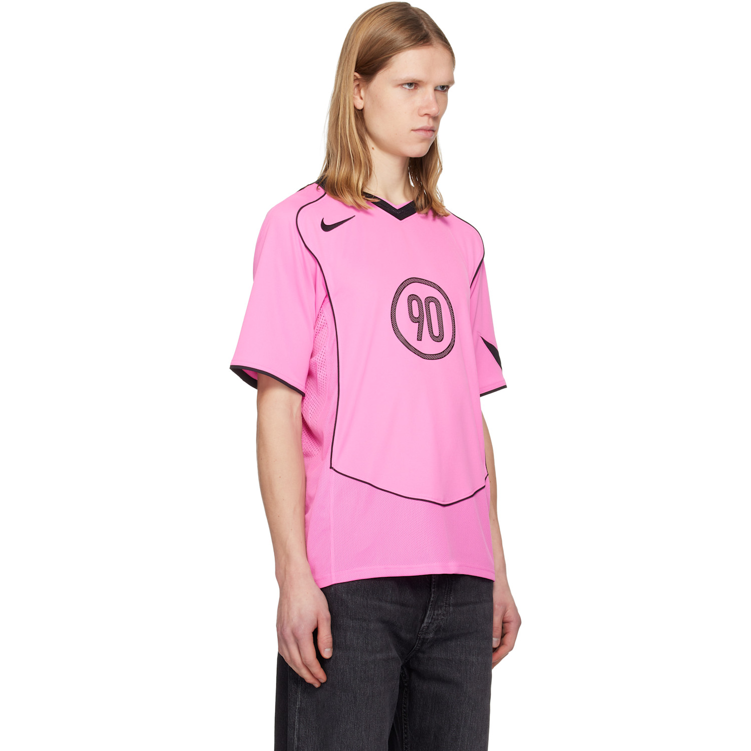  Nike Pink Total 90 Dri-fit Short-sleeve Football Jersey 