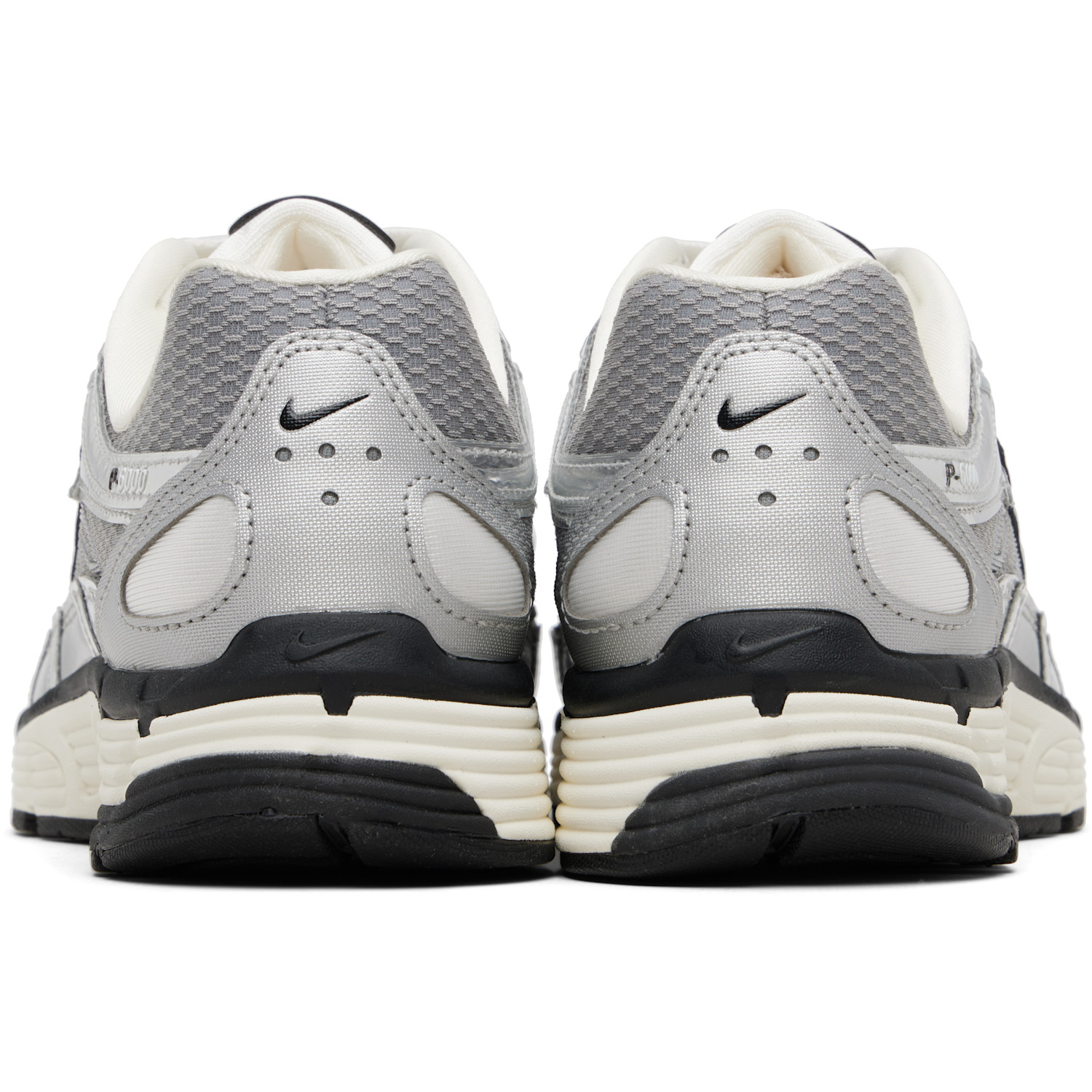  Nike Gray & Silver P-6000 Sneakers 