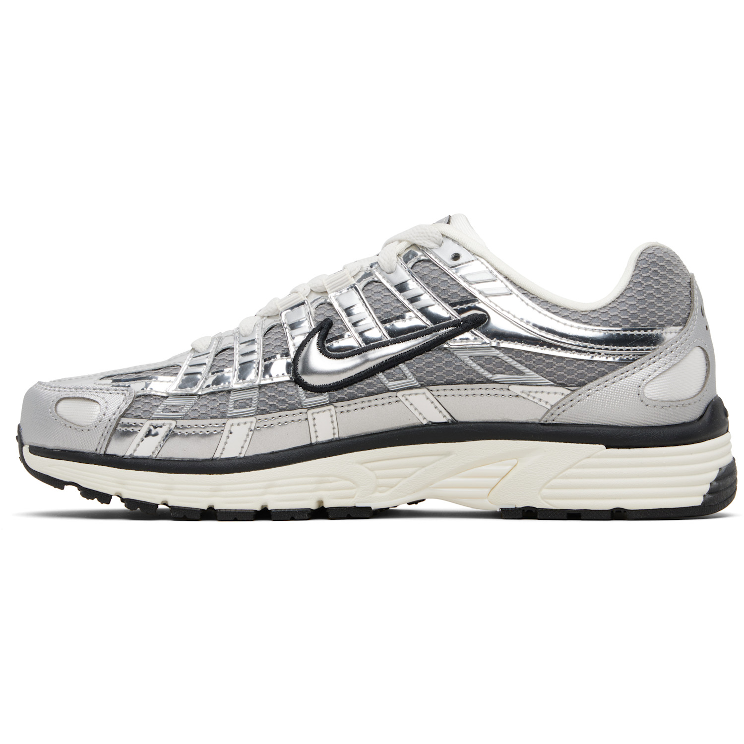  Nike Gray & Silver P-6000 Sneakers 