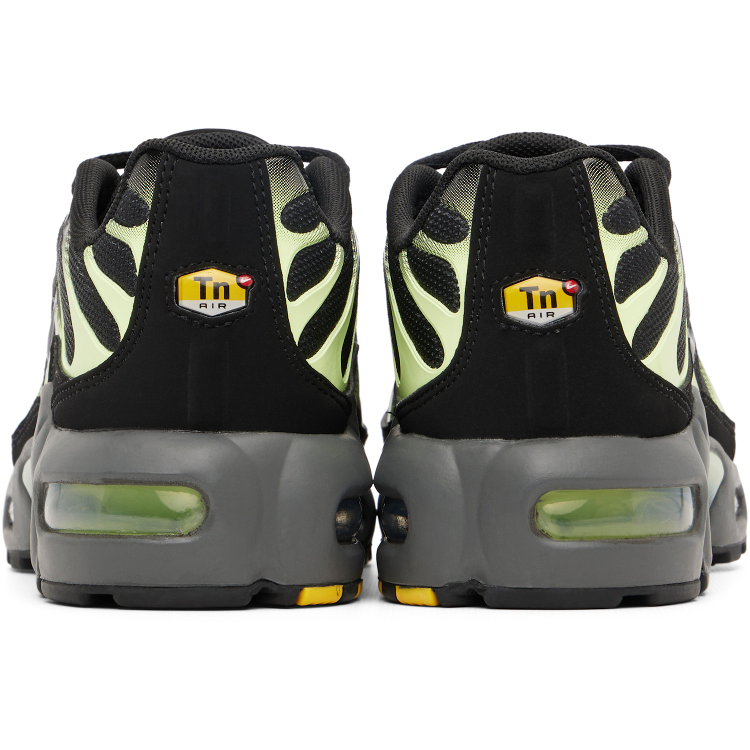  Nike Big Kids Gray & Green Air Max Plus Sneakers 