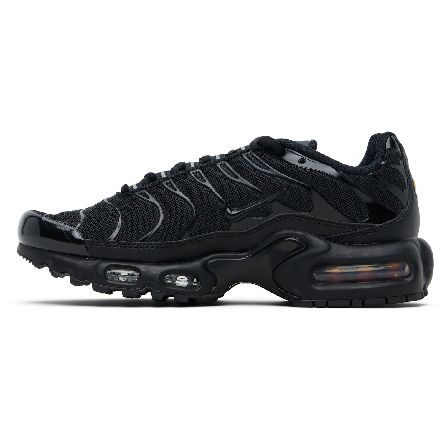  Nike Big Kids Black Air Max Plus Sneakers 